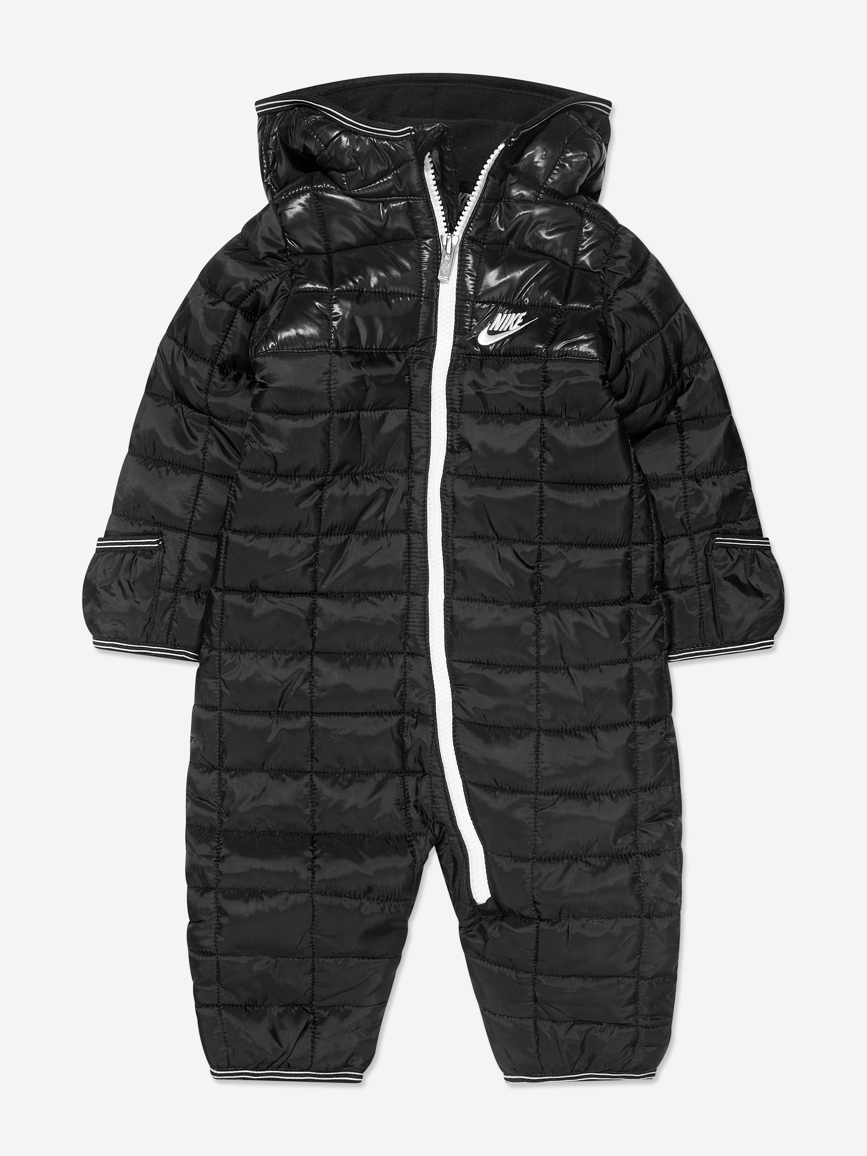 Nike Baby Boys Colourblock Snowsuit in Black