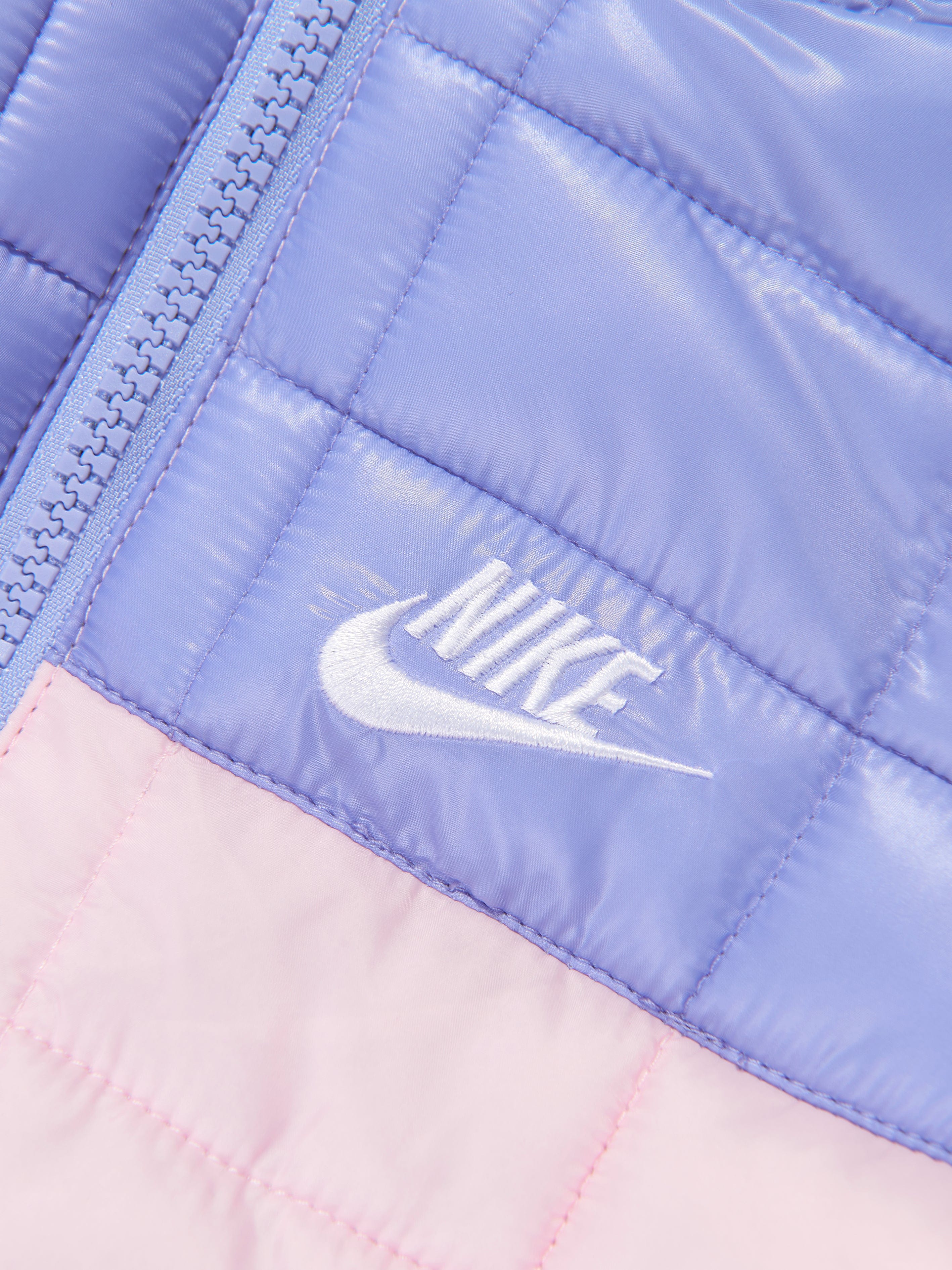 Nike Baby Girls Colourblock Snowsuit in Pink