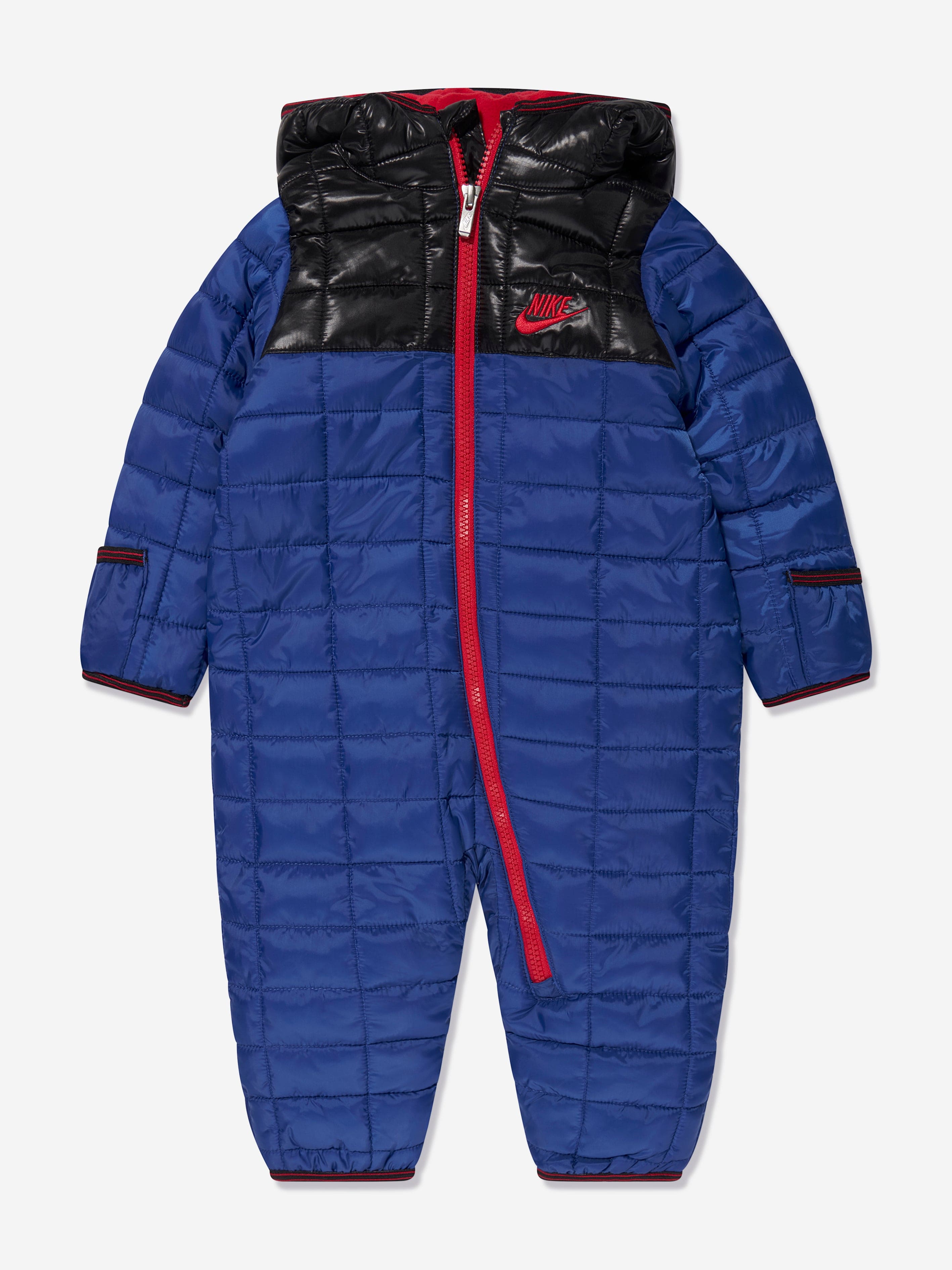 Nike Baby Boys Colourblock Snowsuit in Blue