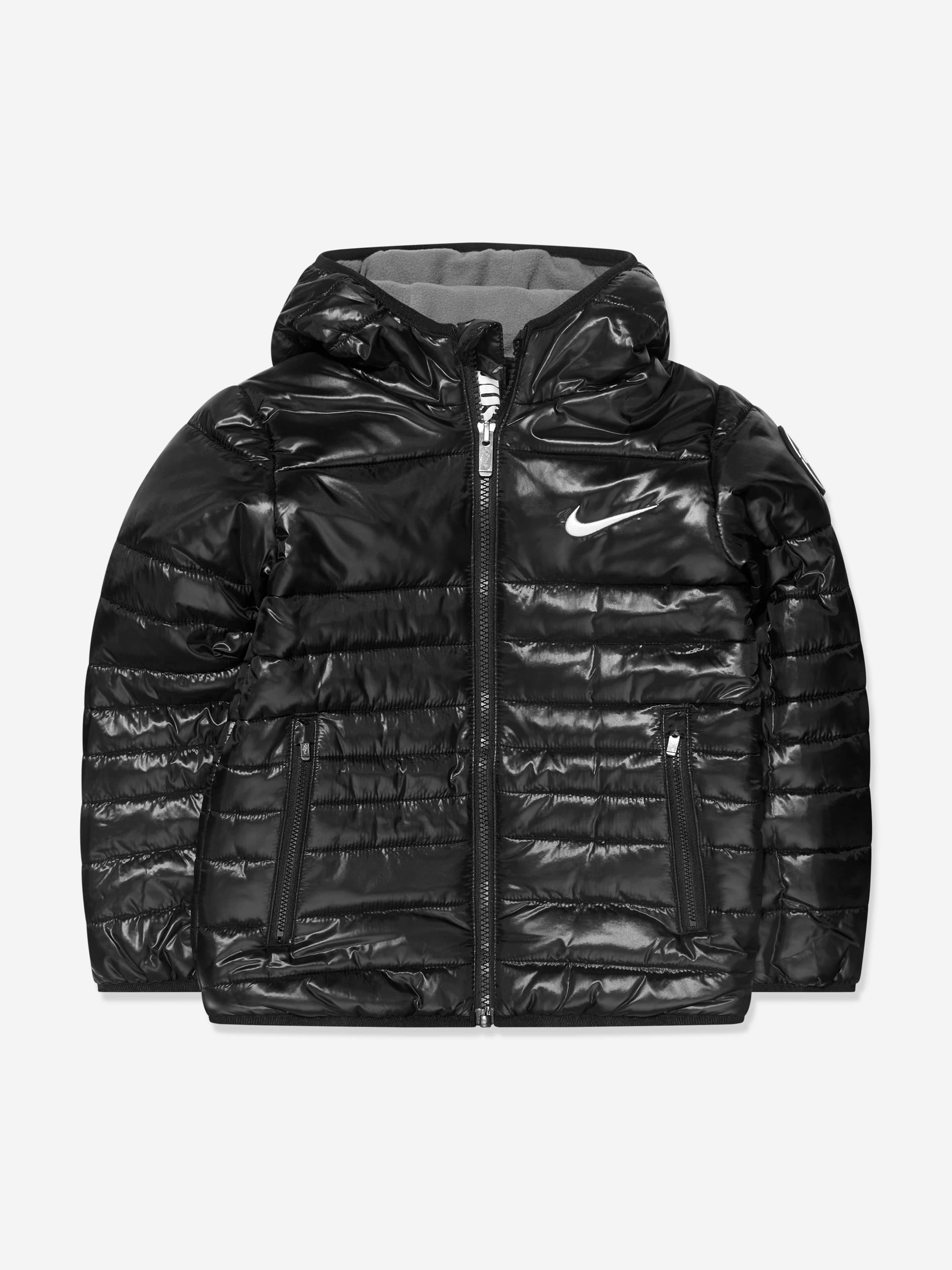 Nike Boys Mid Weight Fill Jacket in Black