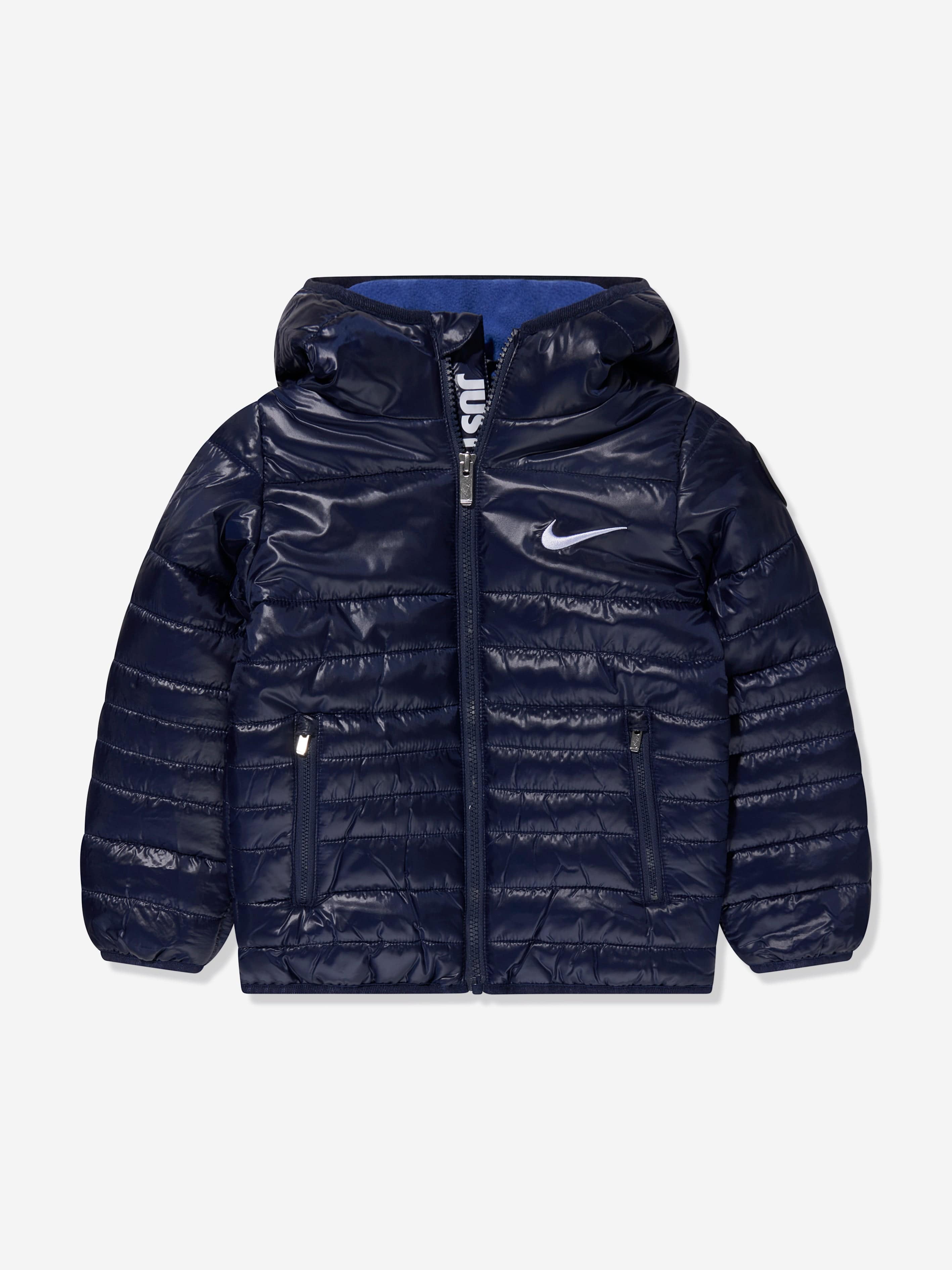 Nike Boys Mid Weight Fill Jacket in Navy