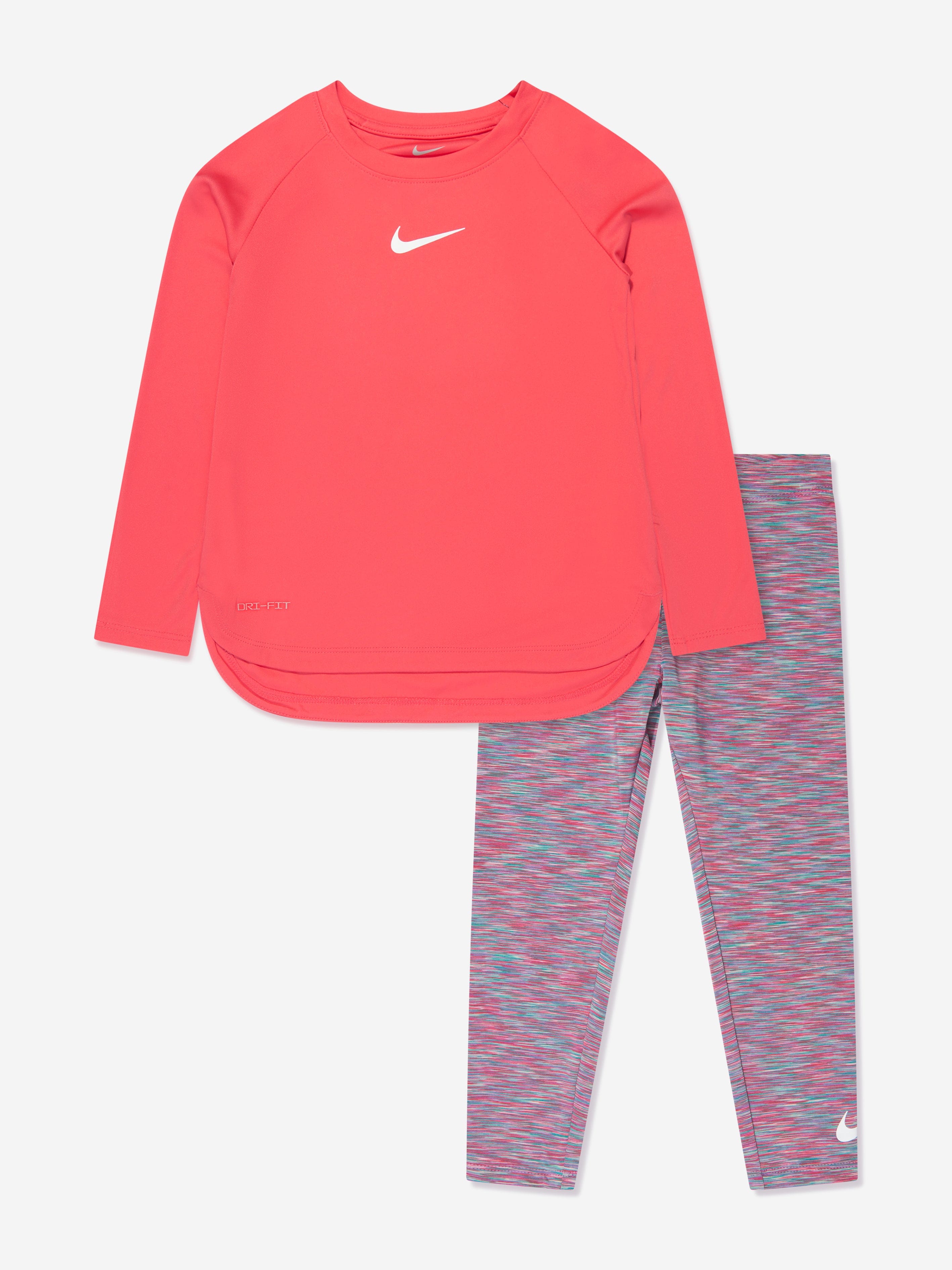 Nike Girls Femme Sport Legging Set in Pink