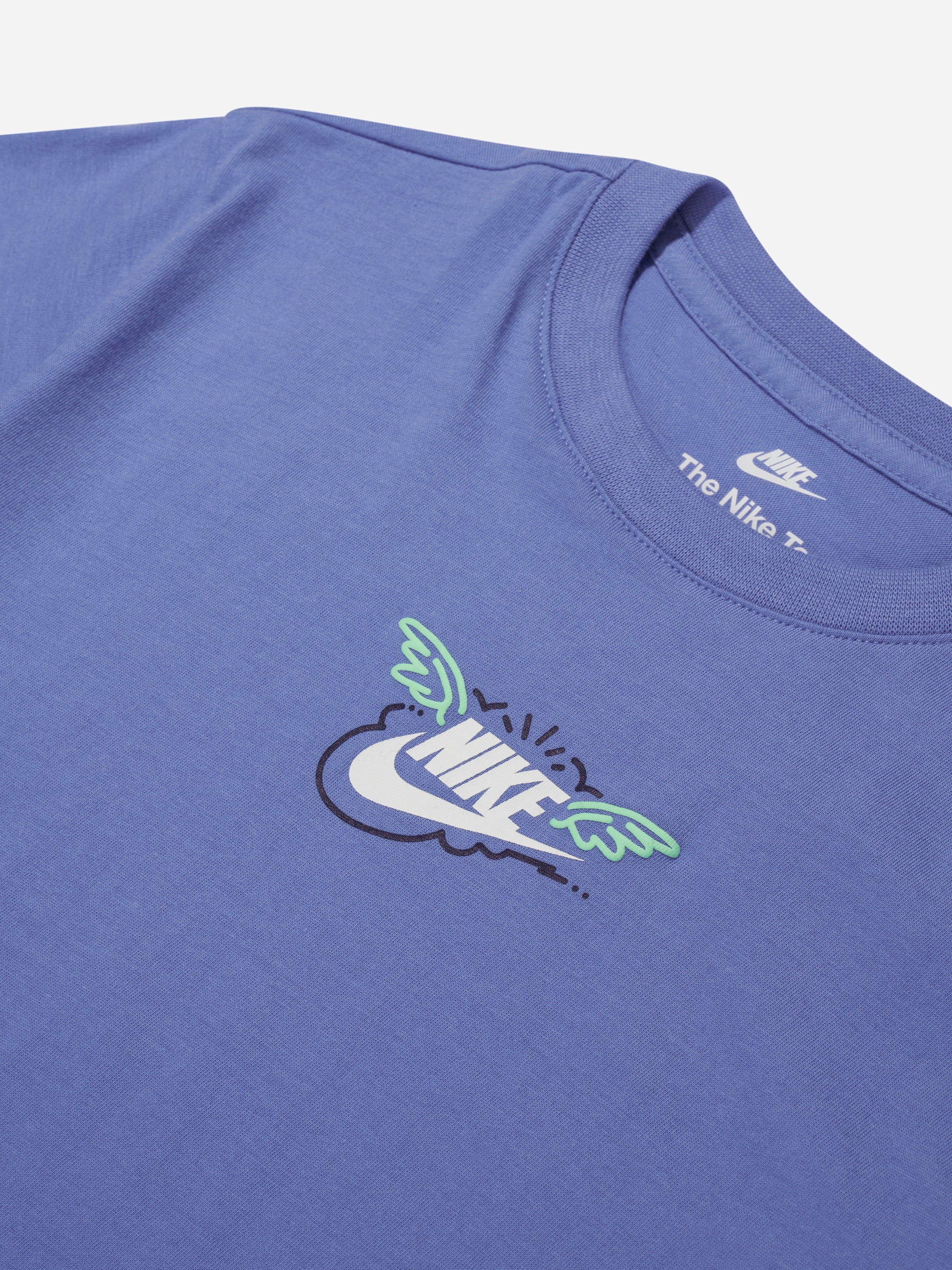 Nike Boys NSW Art Relaxed T-Shirt in Blue