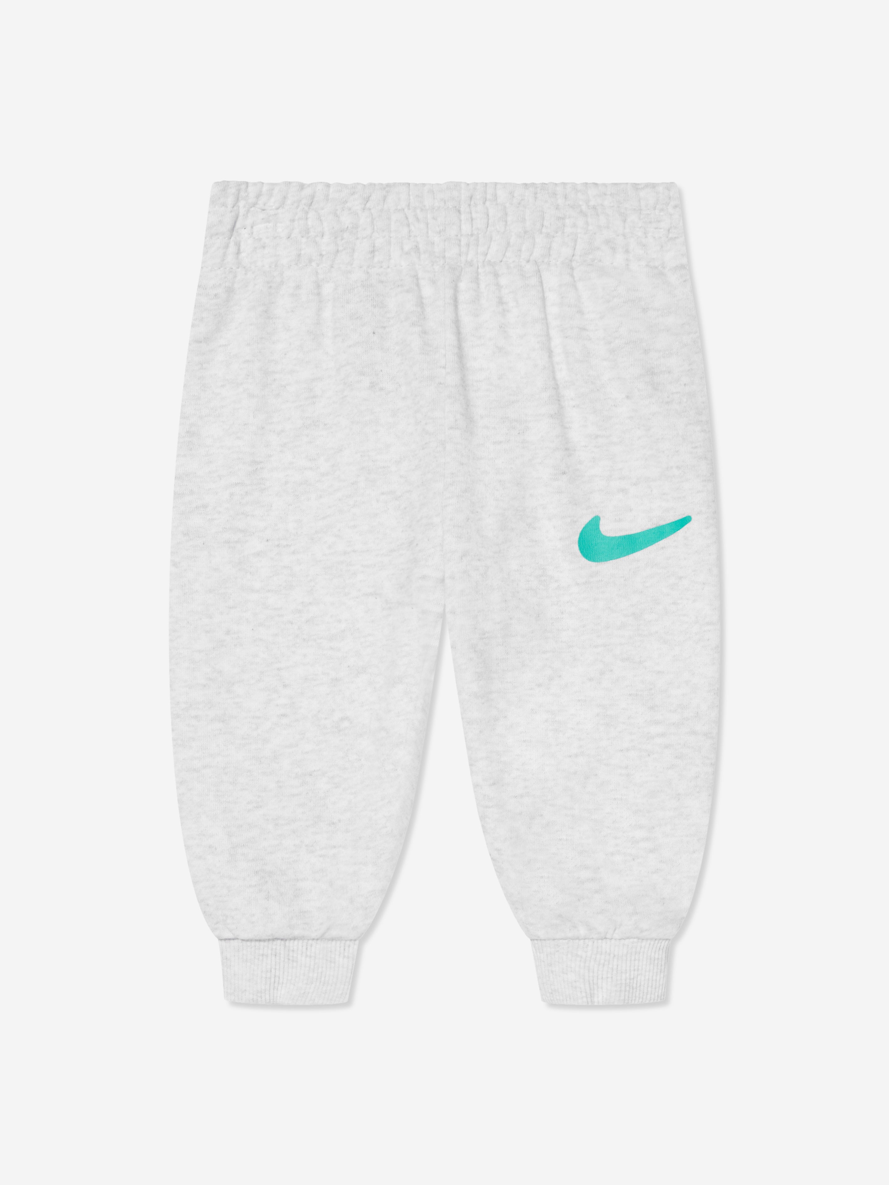 Nike Girls NSW Primary Play Crew Tracksuit in Grey