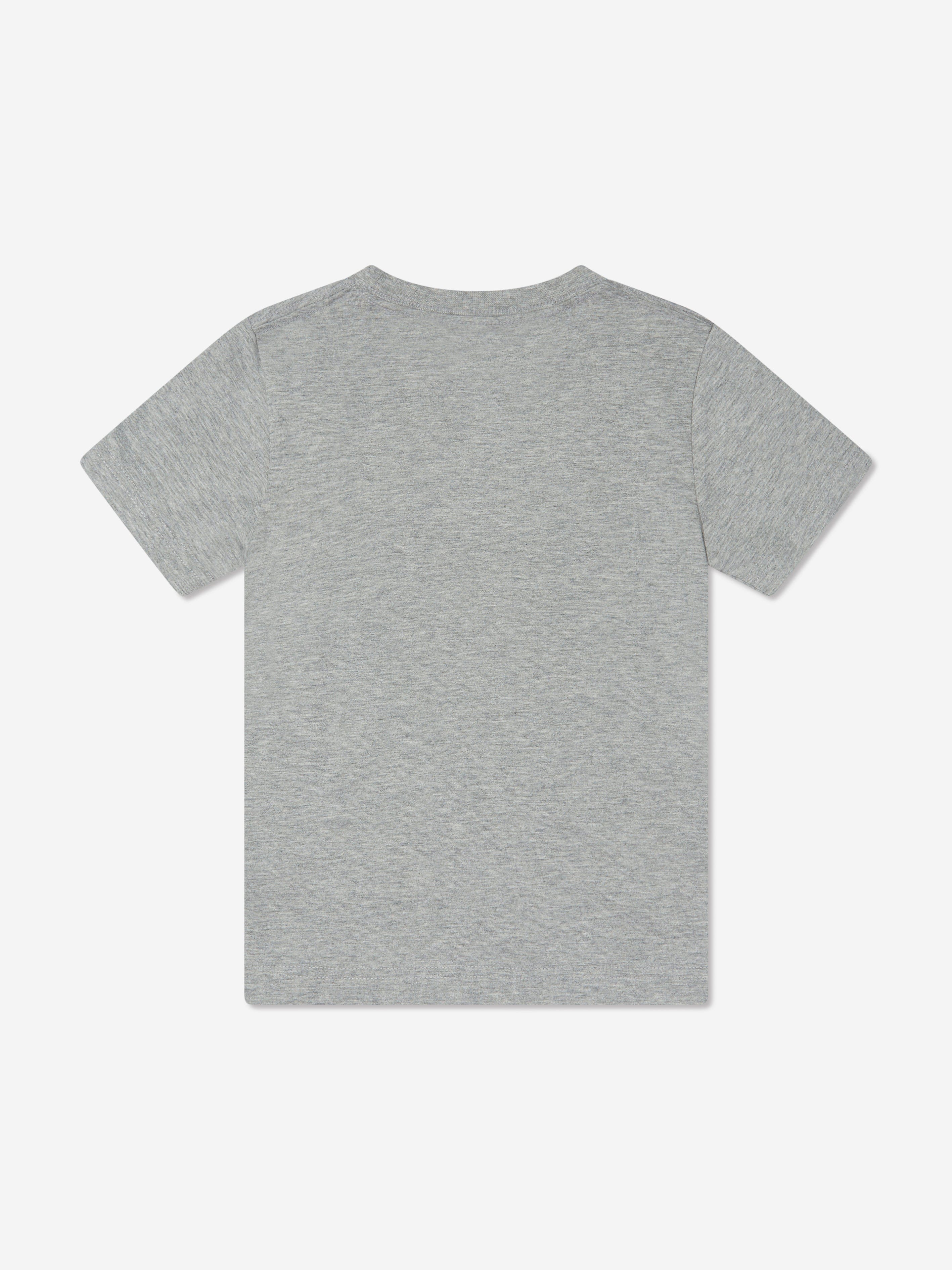 Nike Boys Brandmark Square T-Shirt in Grey