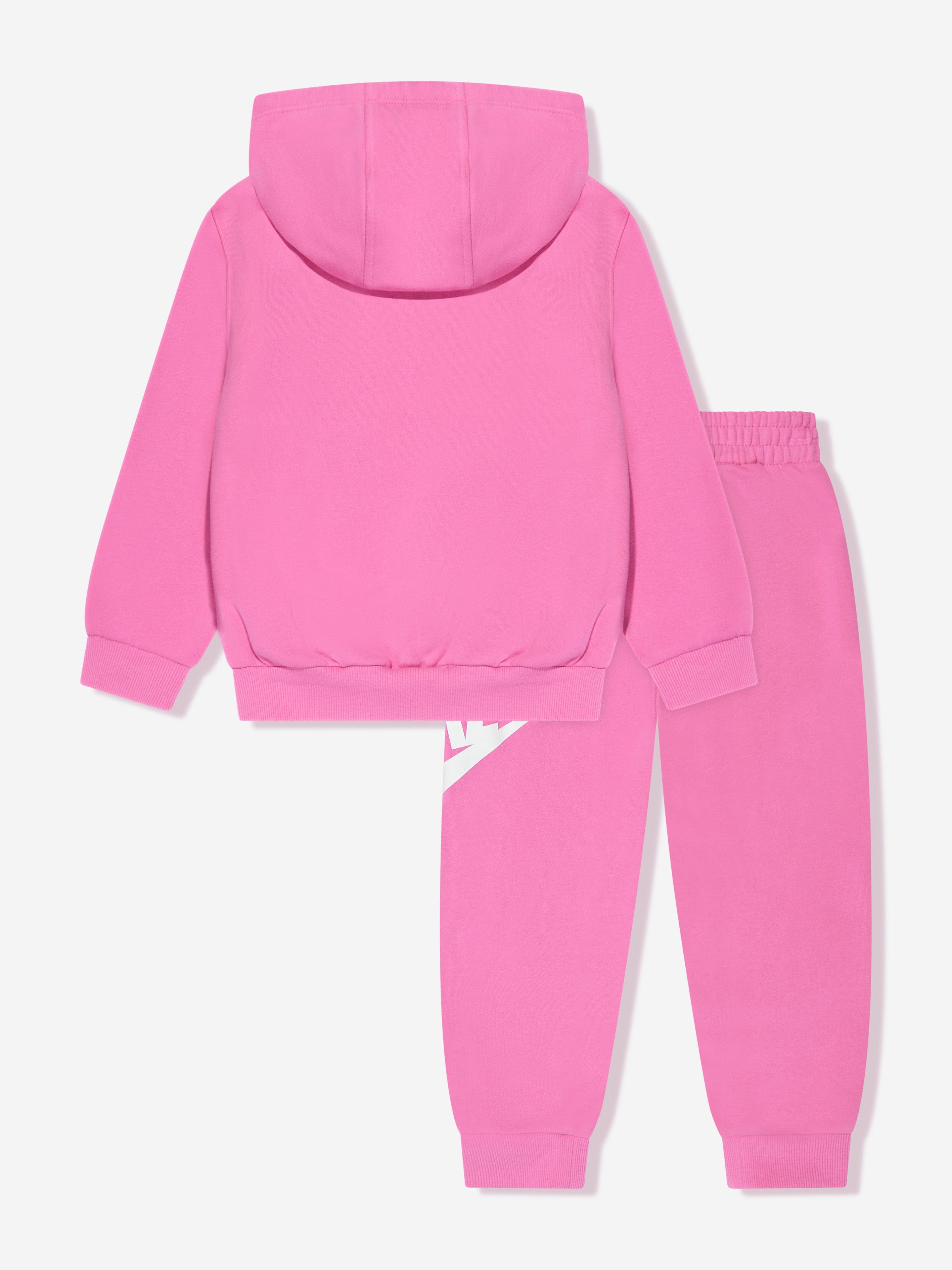 Nike Girls NKN Club Fleece Tracksuit in Pink