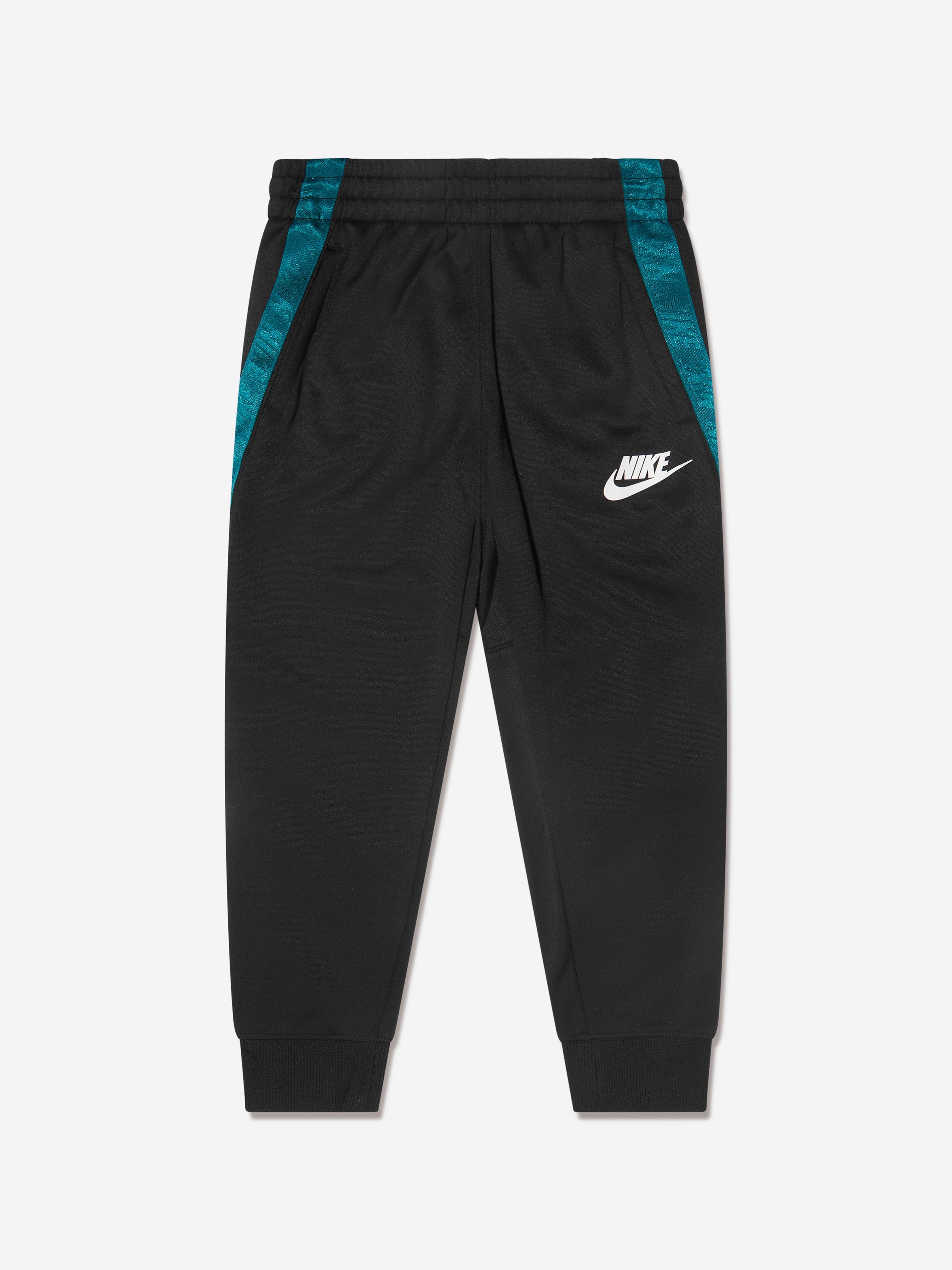 Nike Boys NSW Tape Tracksuit in Black