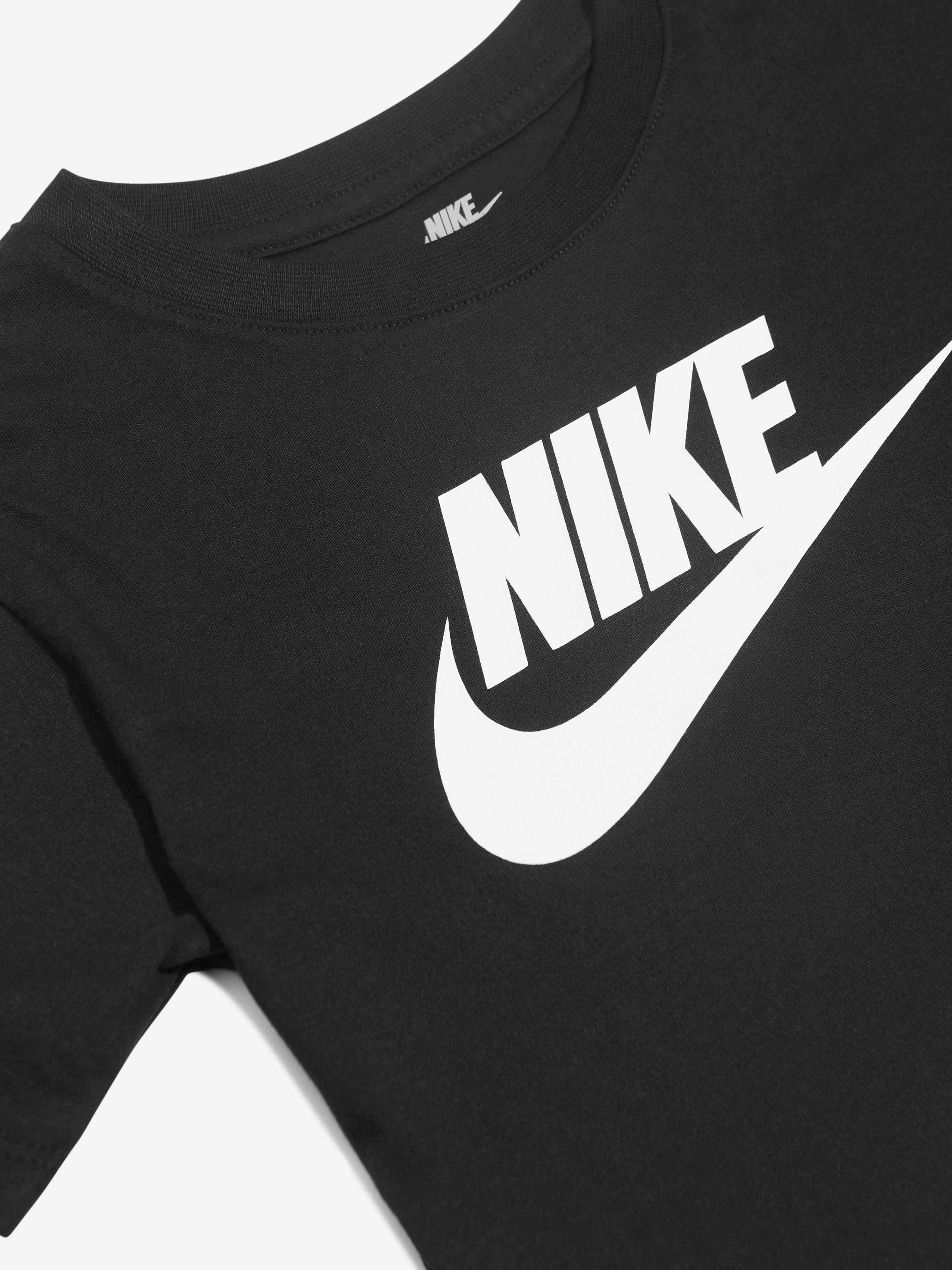 Nike Girls HBR Club Boxy T-Shirt in Black