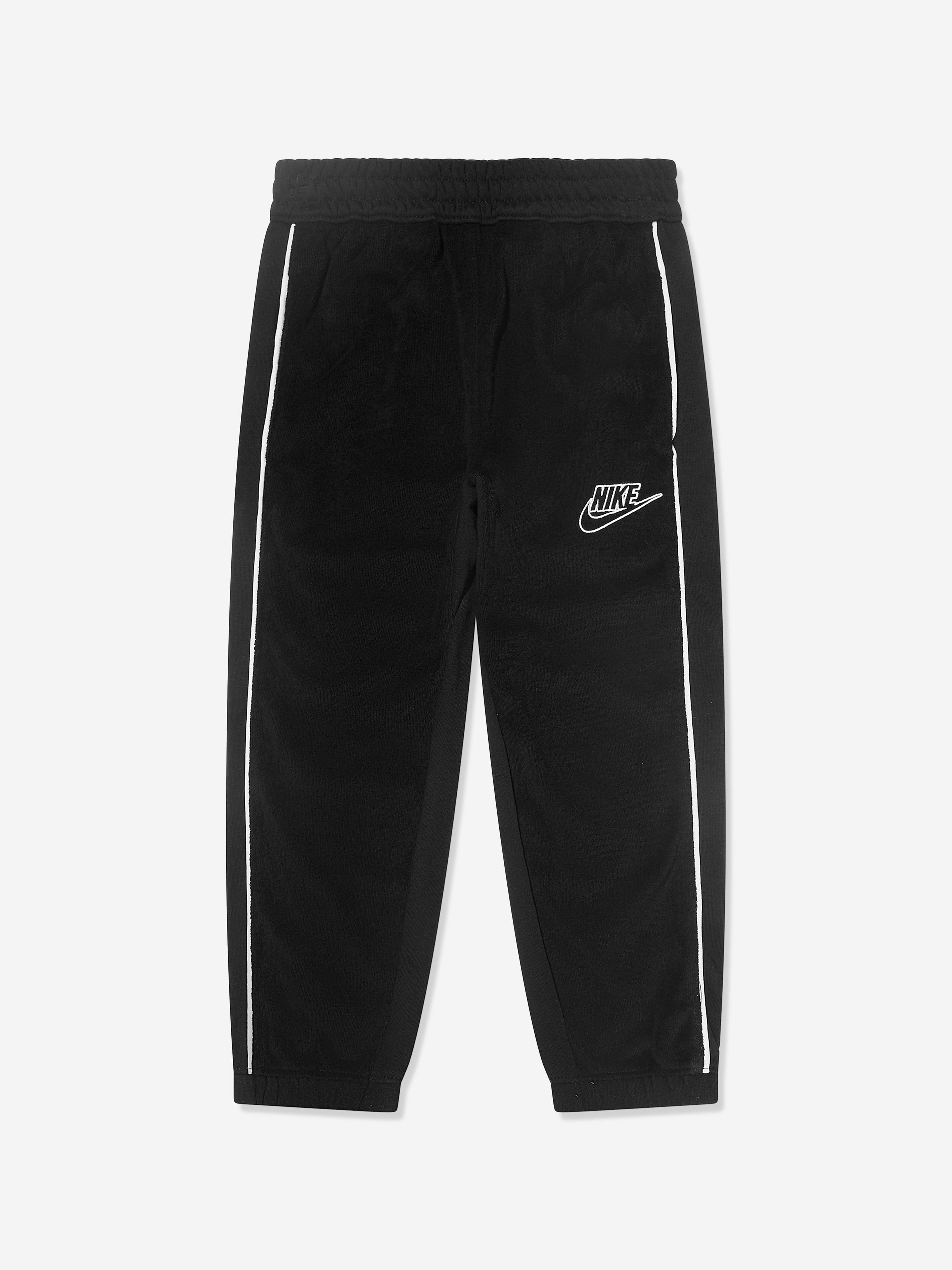 Nike Boys NSW Amplify Crew Tracksuit in Black