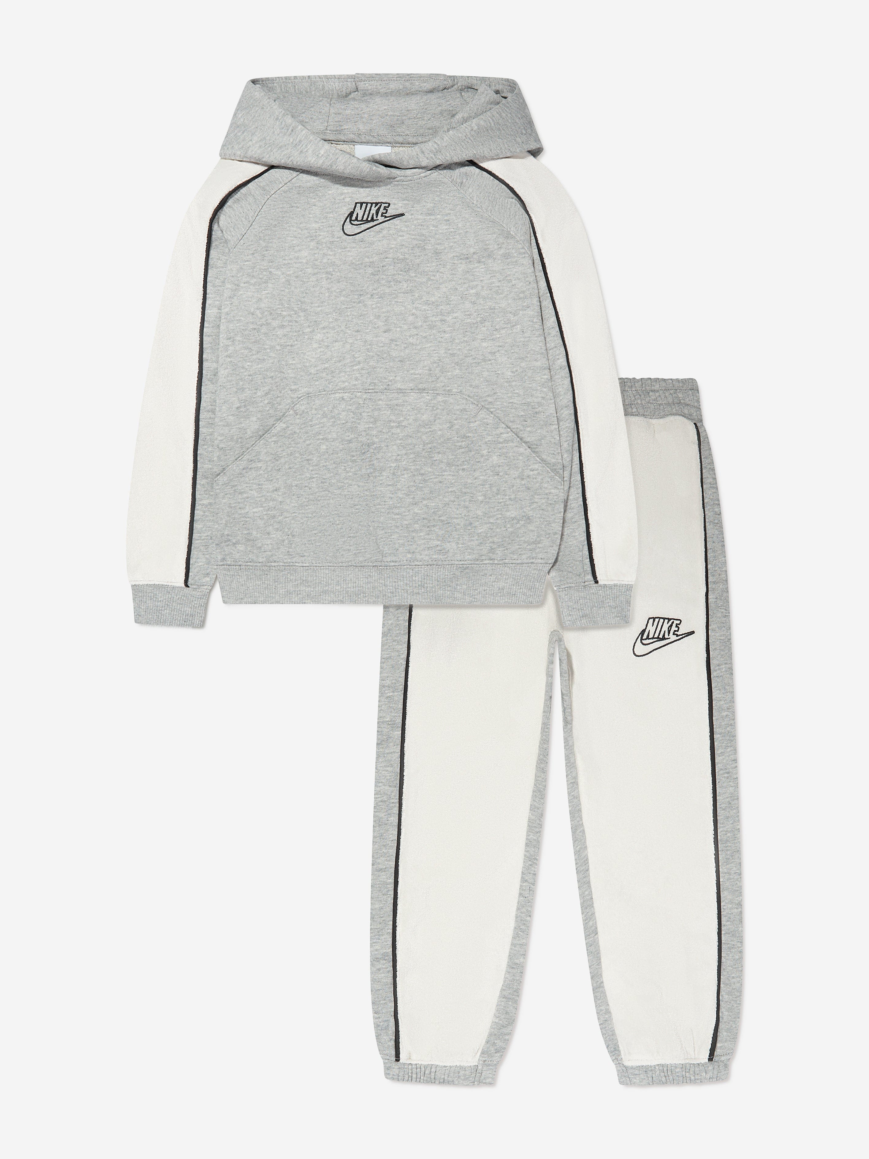 Nike Boys NSW Amplify Tracksuit in Grey