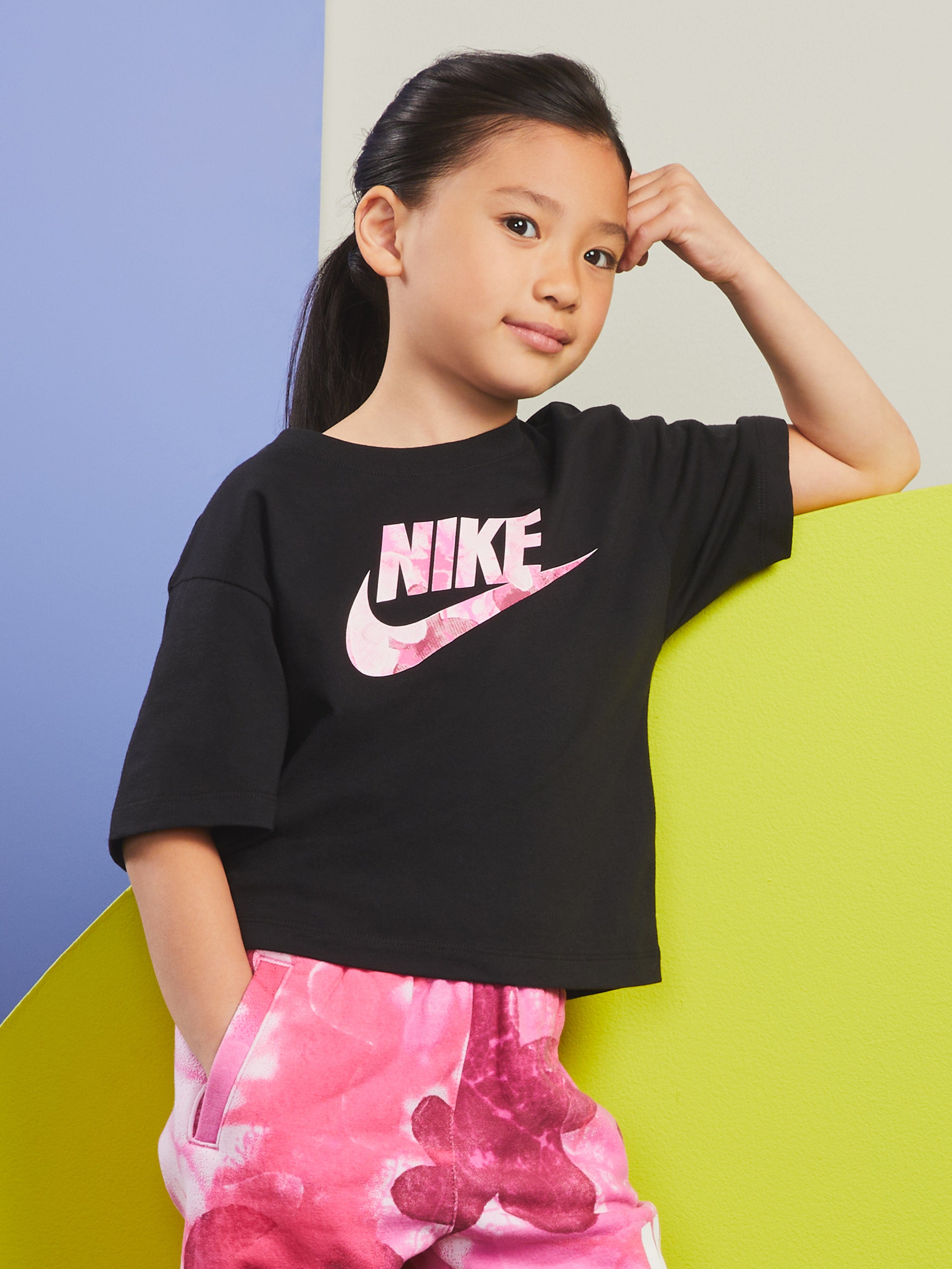 Nike Girls Sci-Dye Dri-Fit Legging Set in Pink