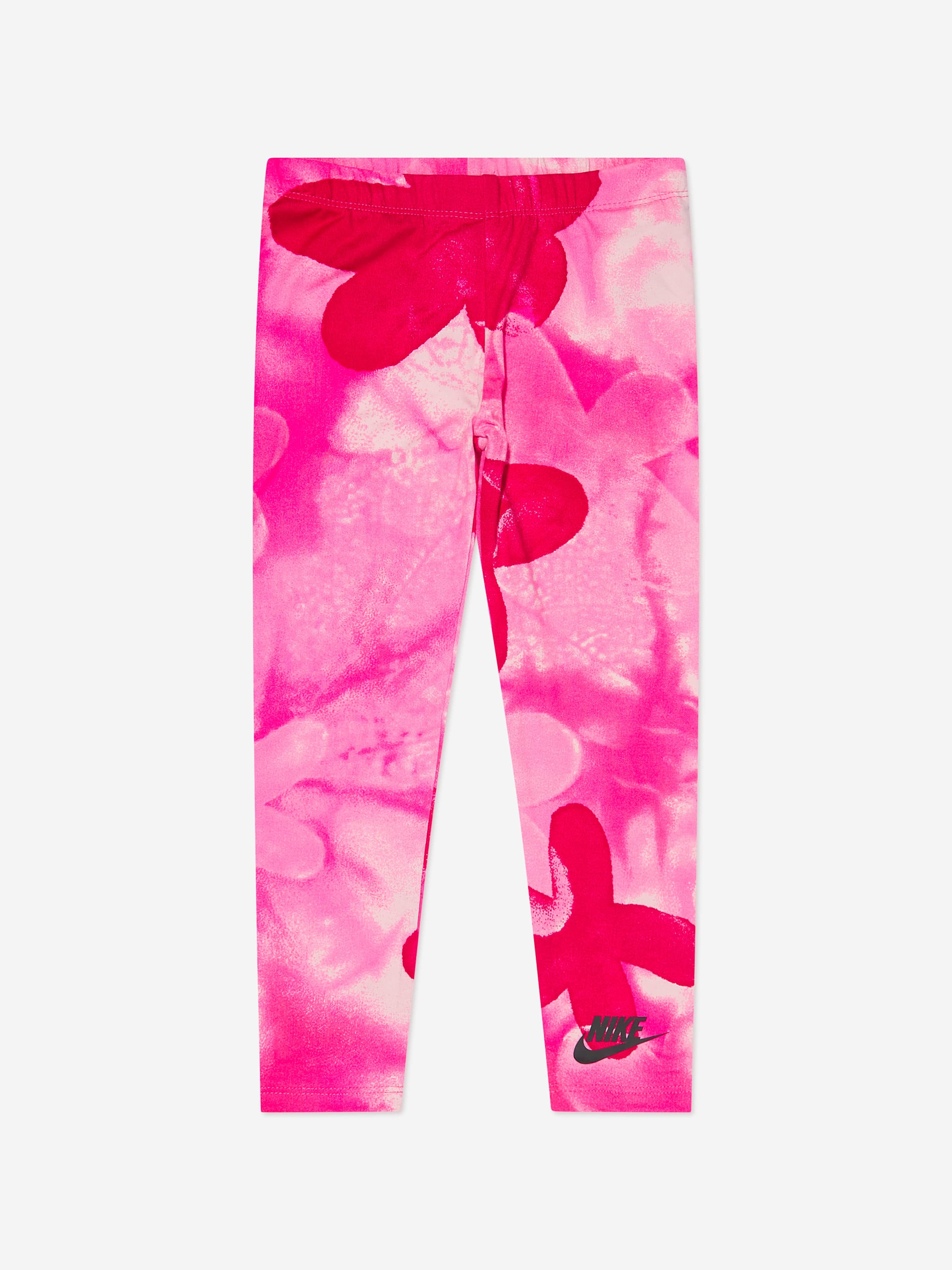 Nike Girls Sci-Dye Dri-Fit Legging Set in Pink