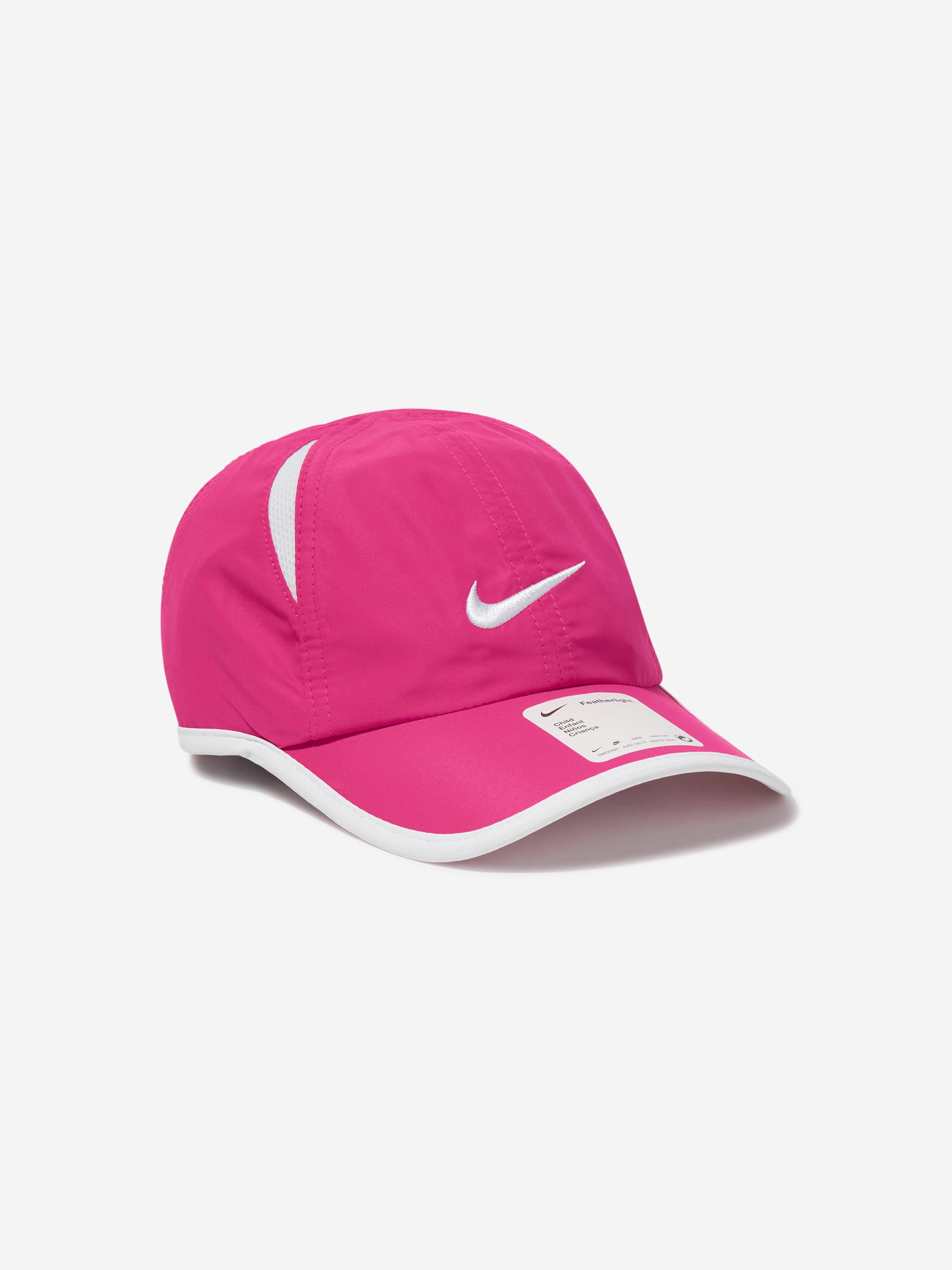 Nike Girls Featherlight Cap in Pink