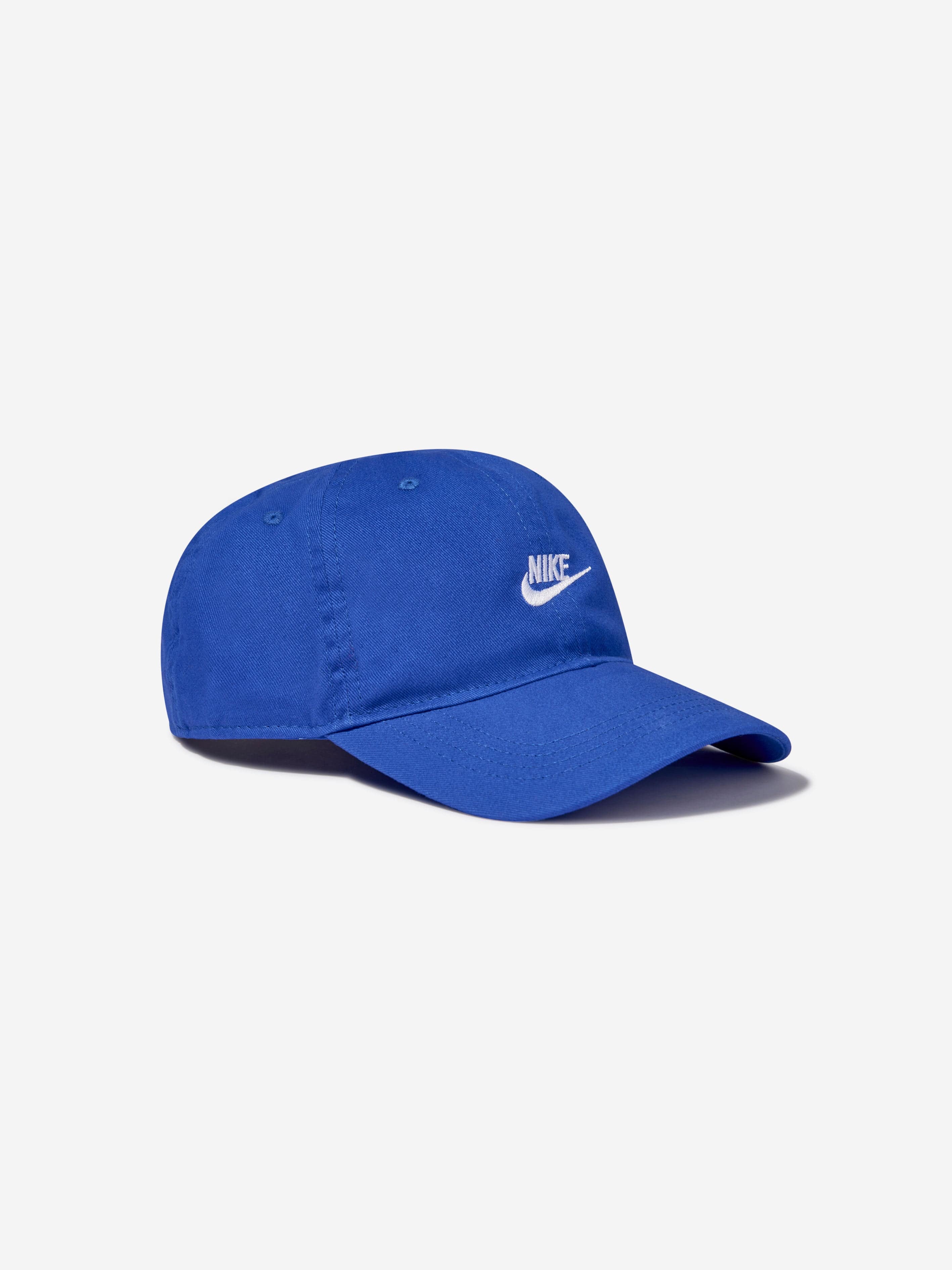 Nike Boys Futura Curve Brim Cap in Blue