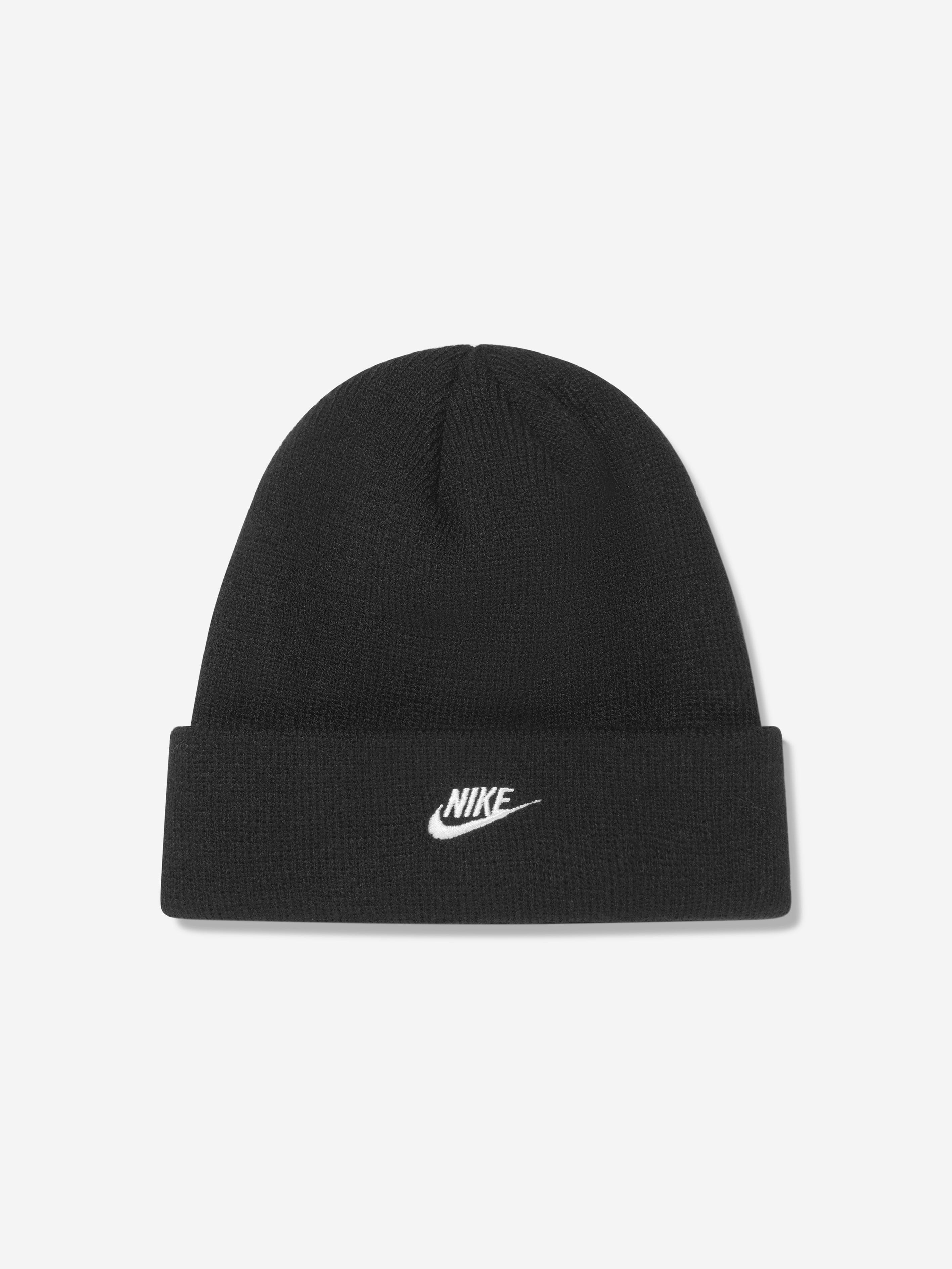 Nike Boys Futura Beanie Hat And Gloves Set in Black