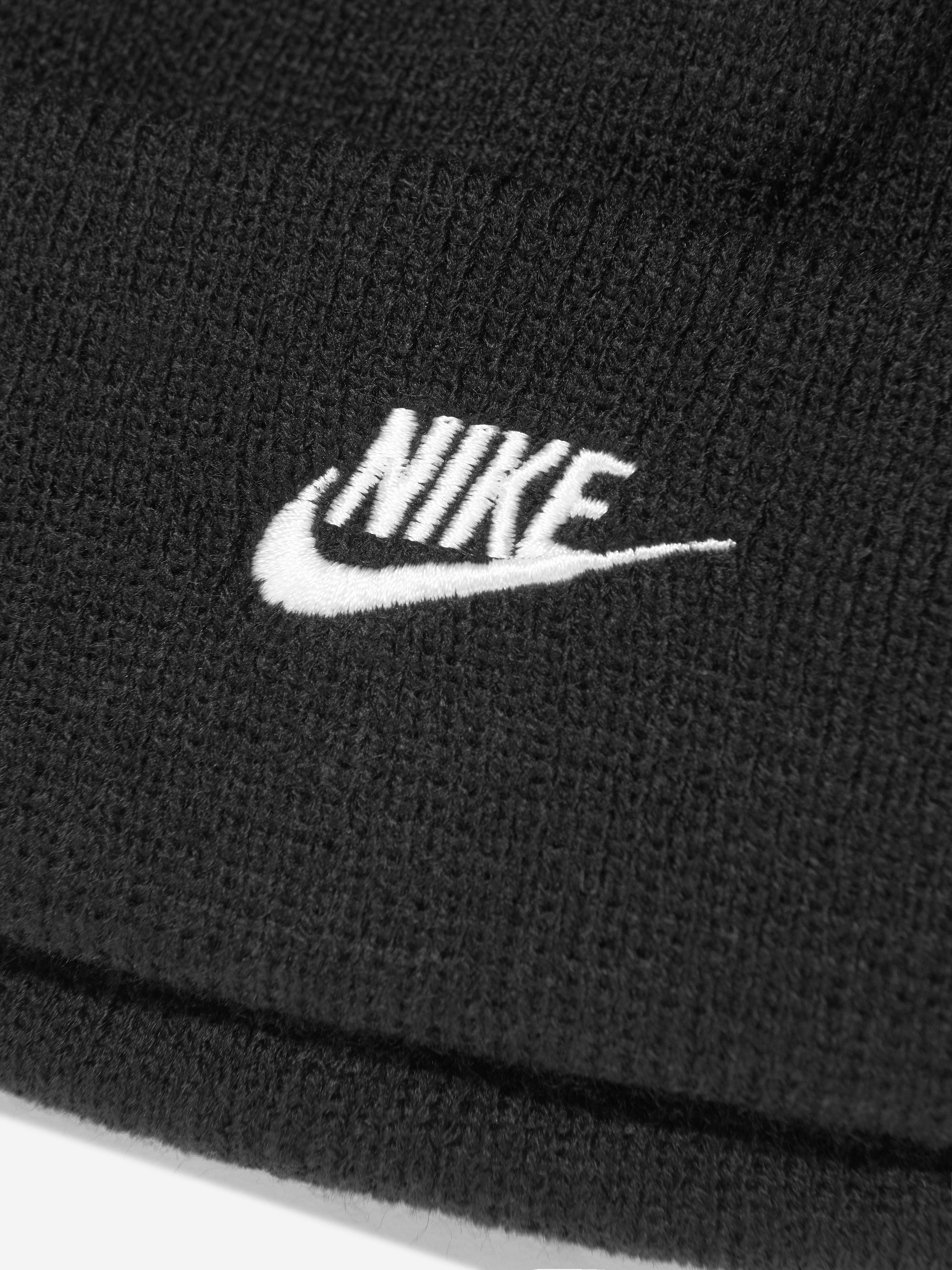 Nike Boys Futura Beanie Hat And Gloves Set in Black