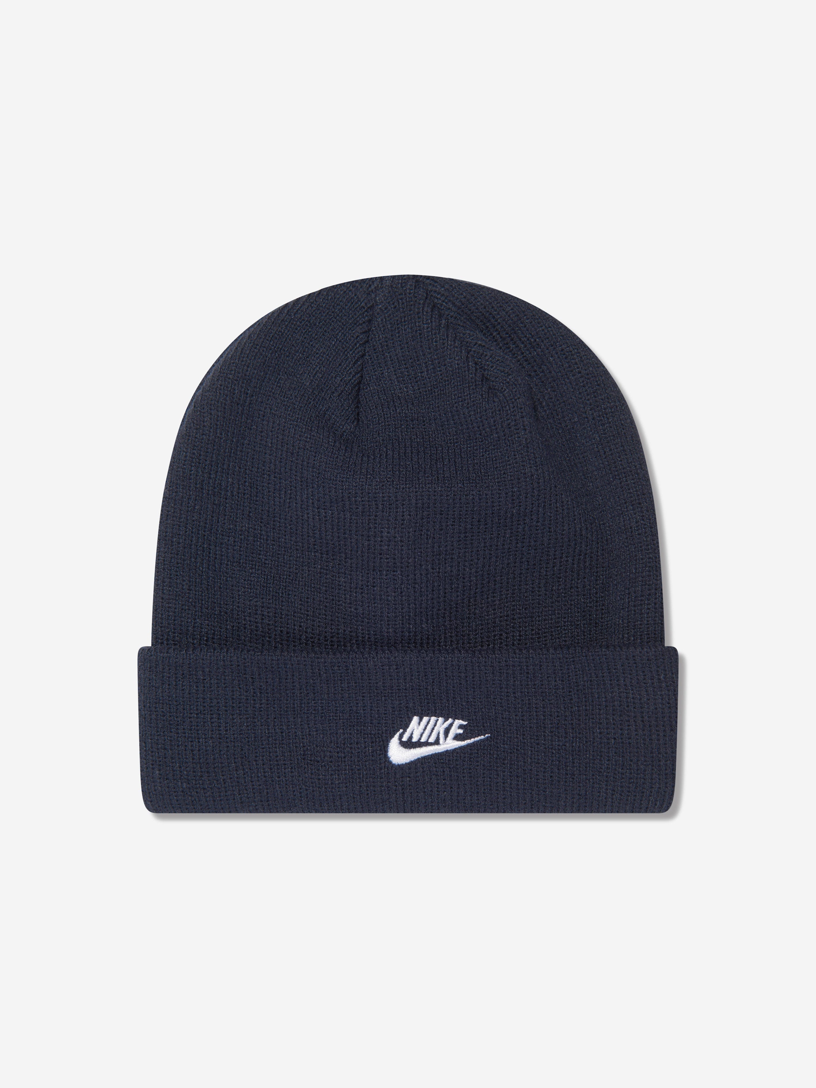 Nike Boys Futura Beanie Hat And Gloves Set in Navy