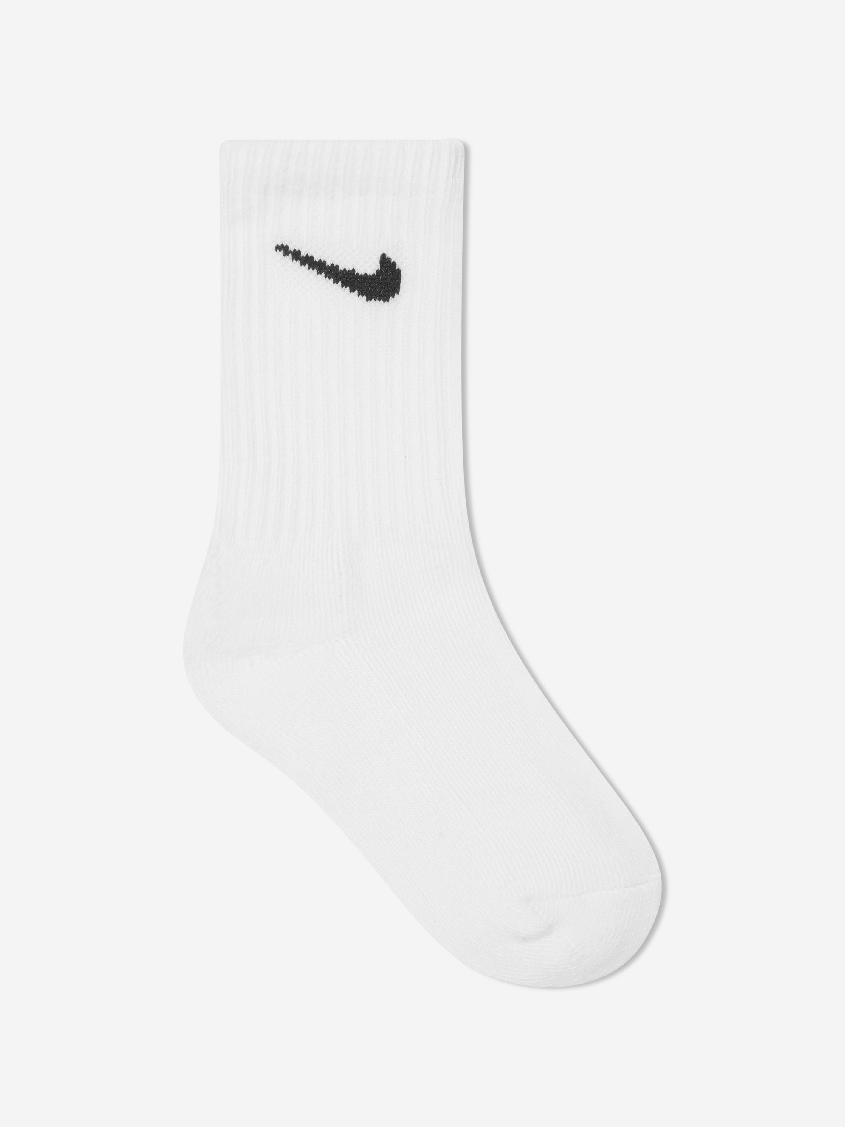 Nike Boys Basic 3 Pack Socks Set in White