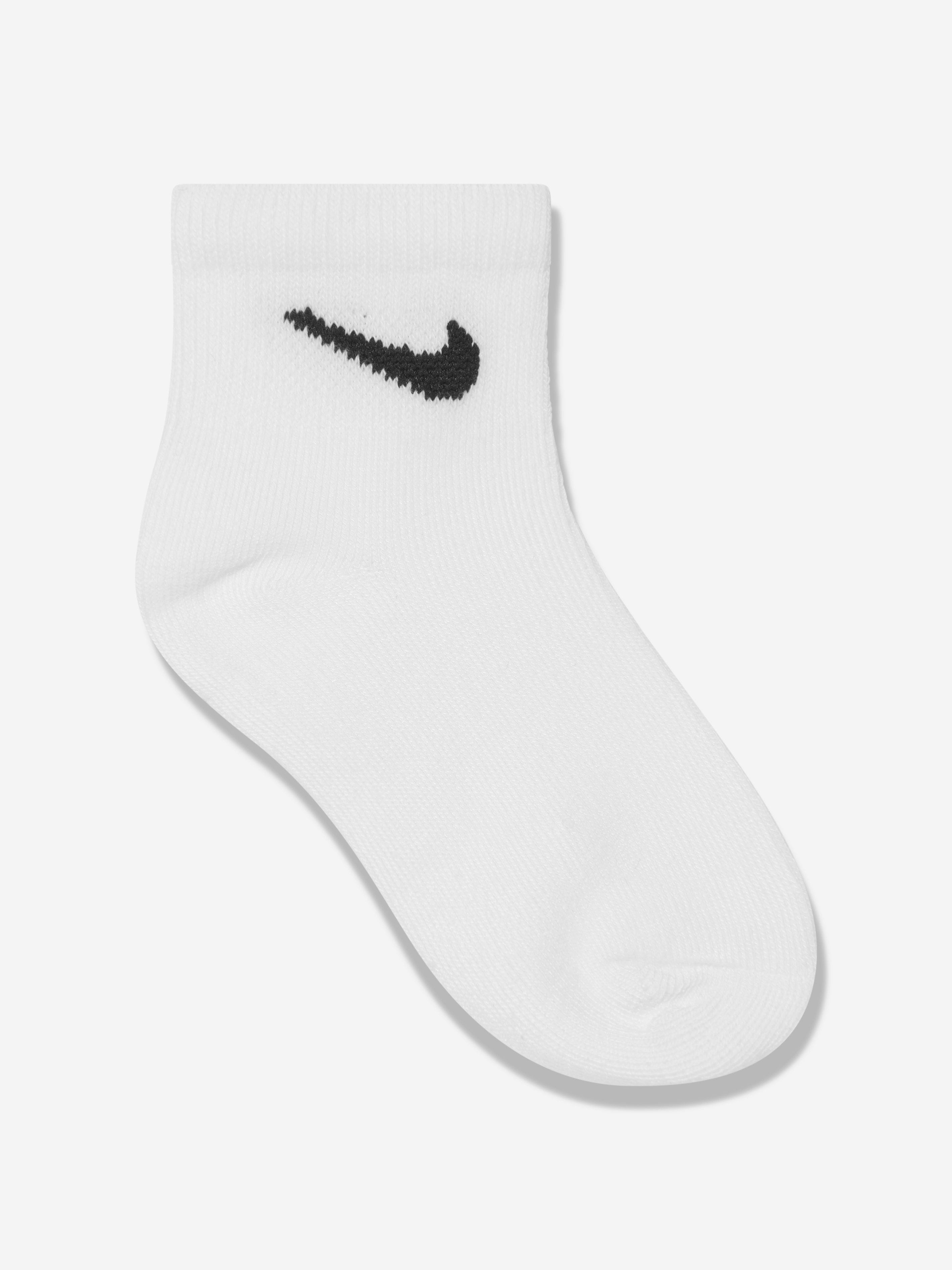 Nike Boys Colourful Pack Socks Set in White