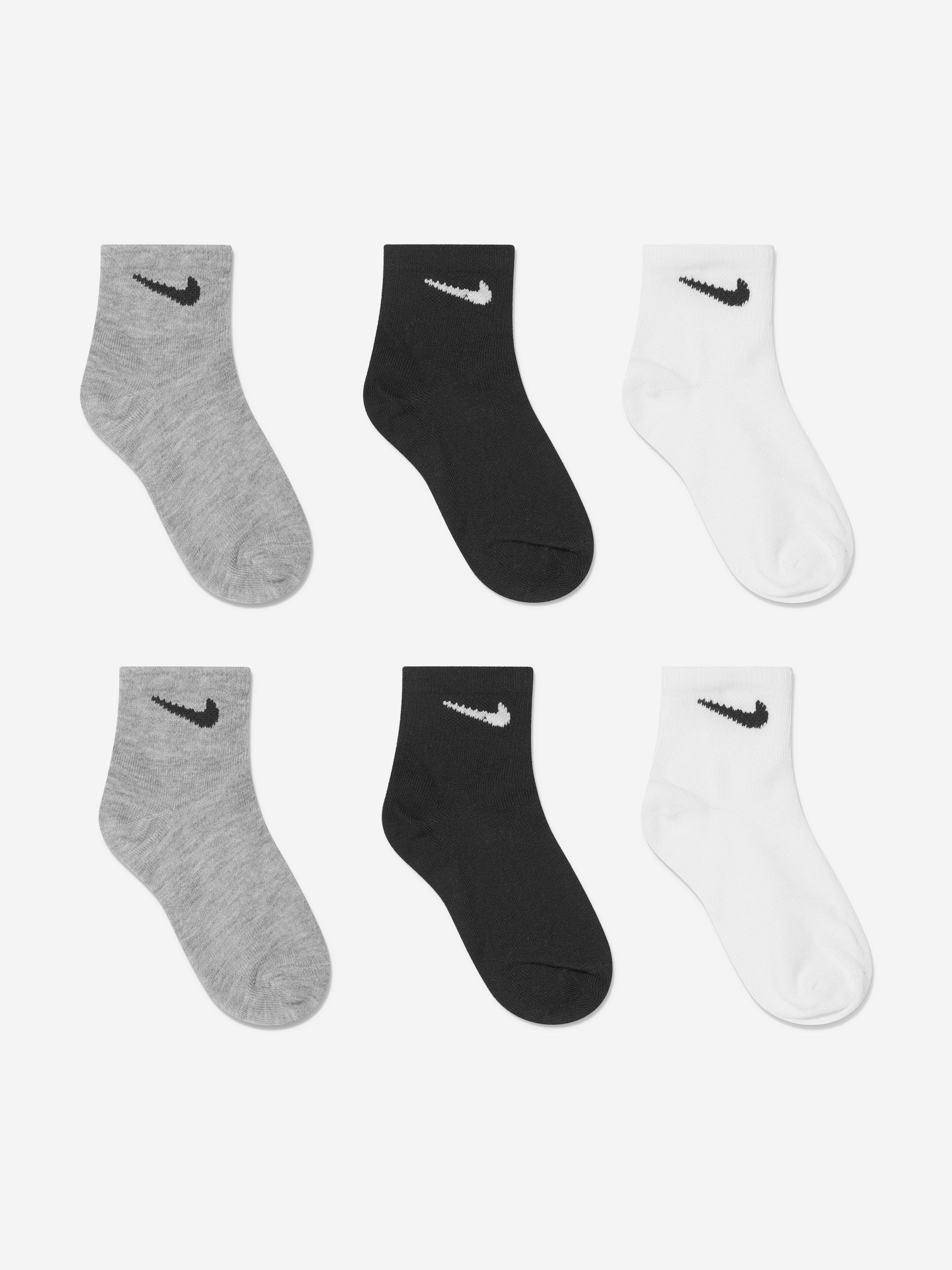 Nike Boys Colourful Pack Socks Set in White