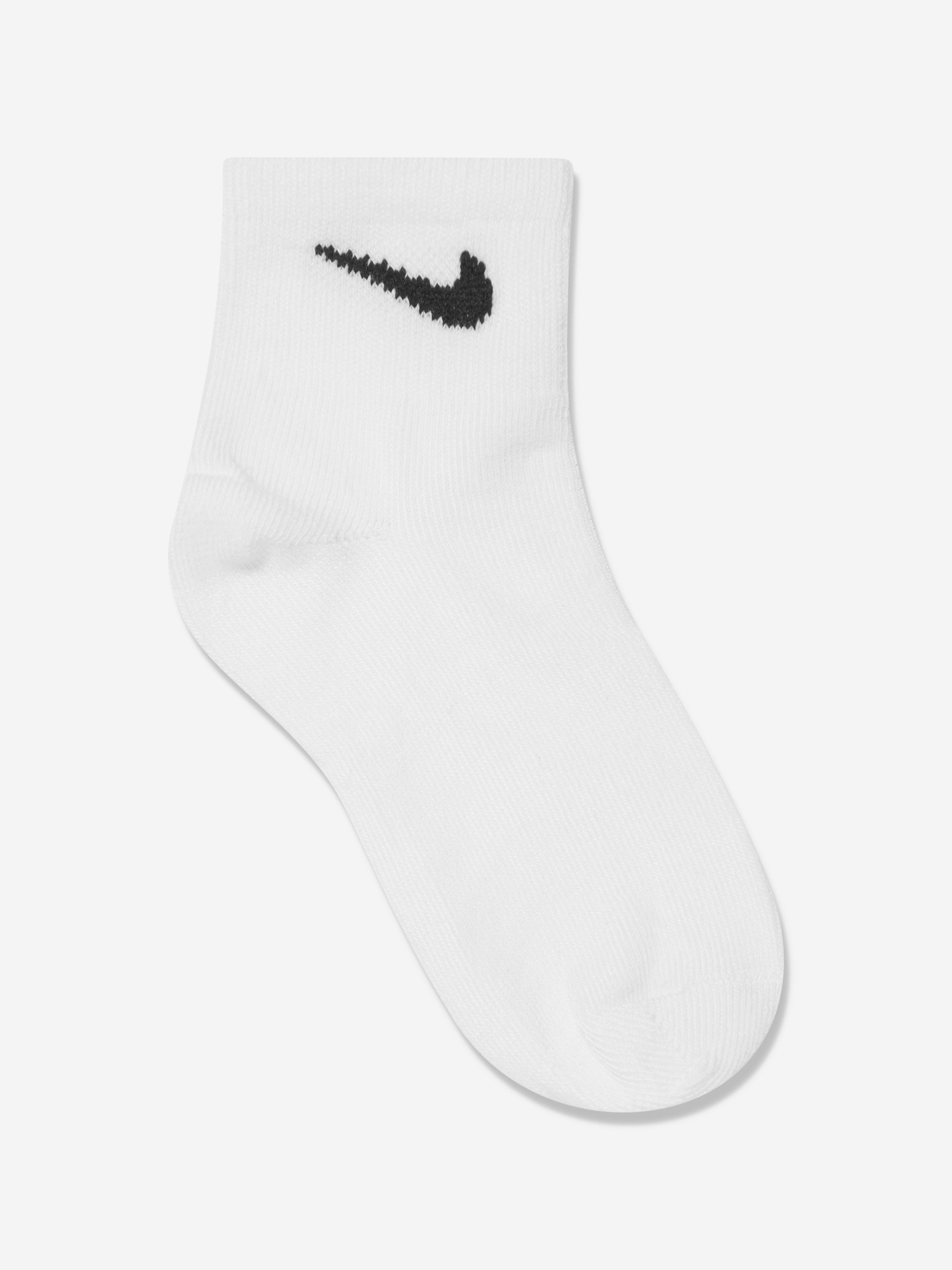 Nike Boys Colourful Pack Socks Set in White