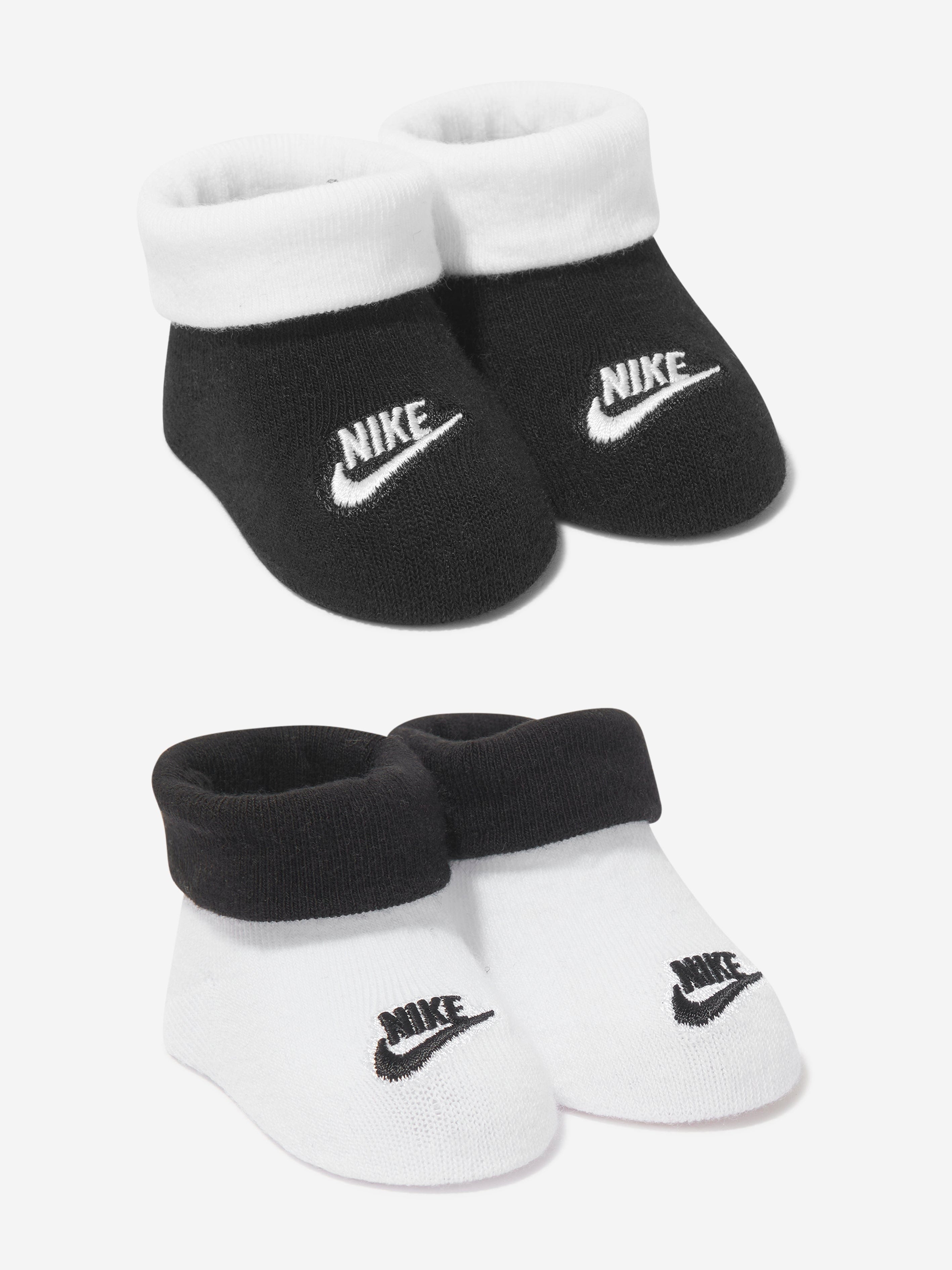 Nike Baby Boys Futura Bootie Socks Set in Black