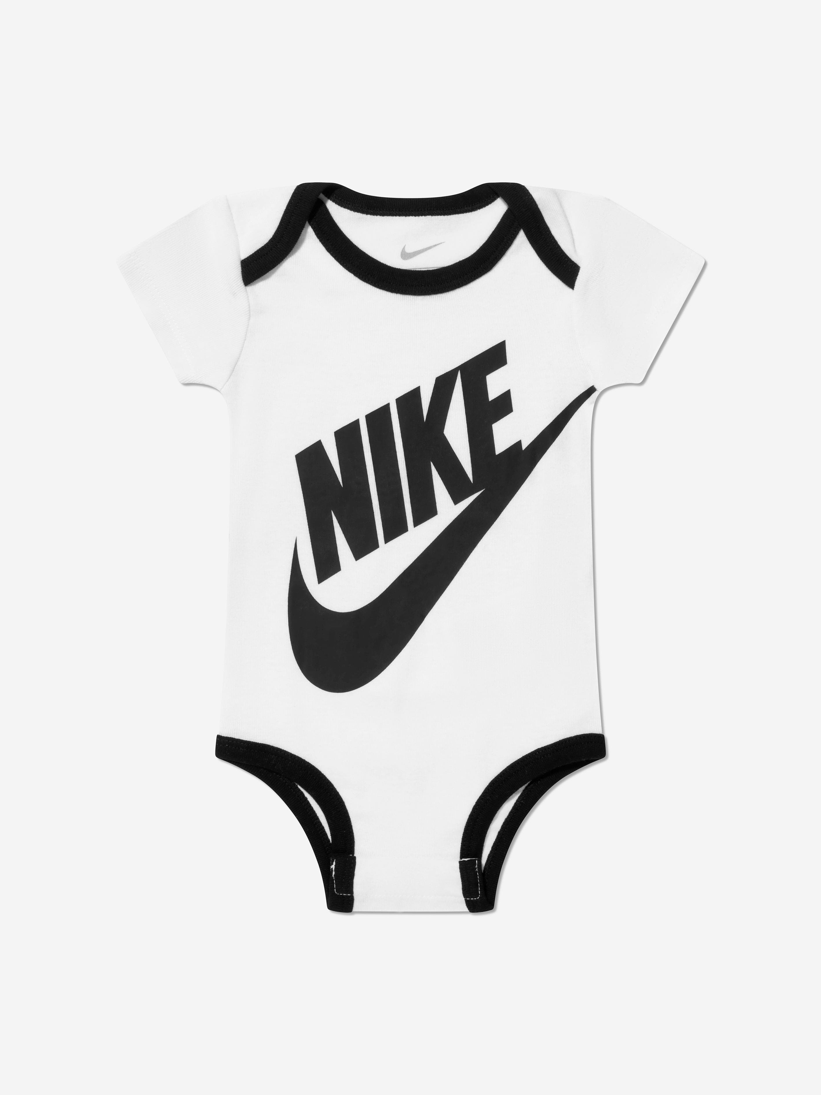 Nike Baby Boys Futura Logo Box Bodysuit Set in White