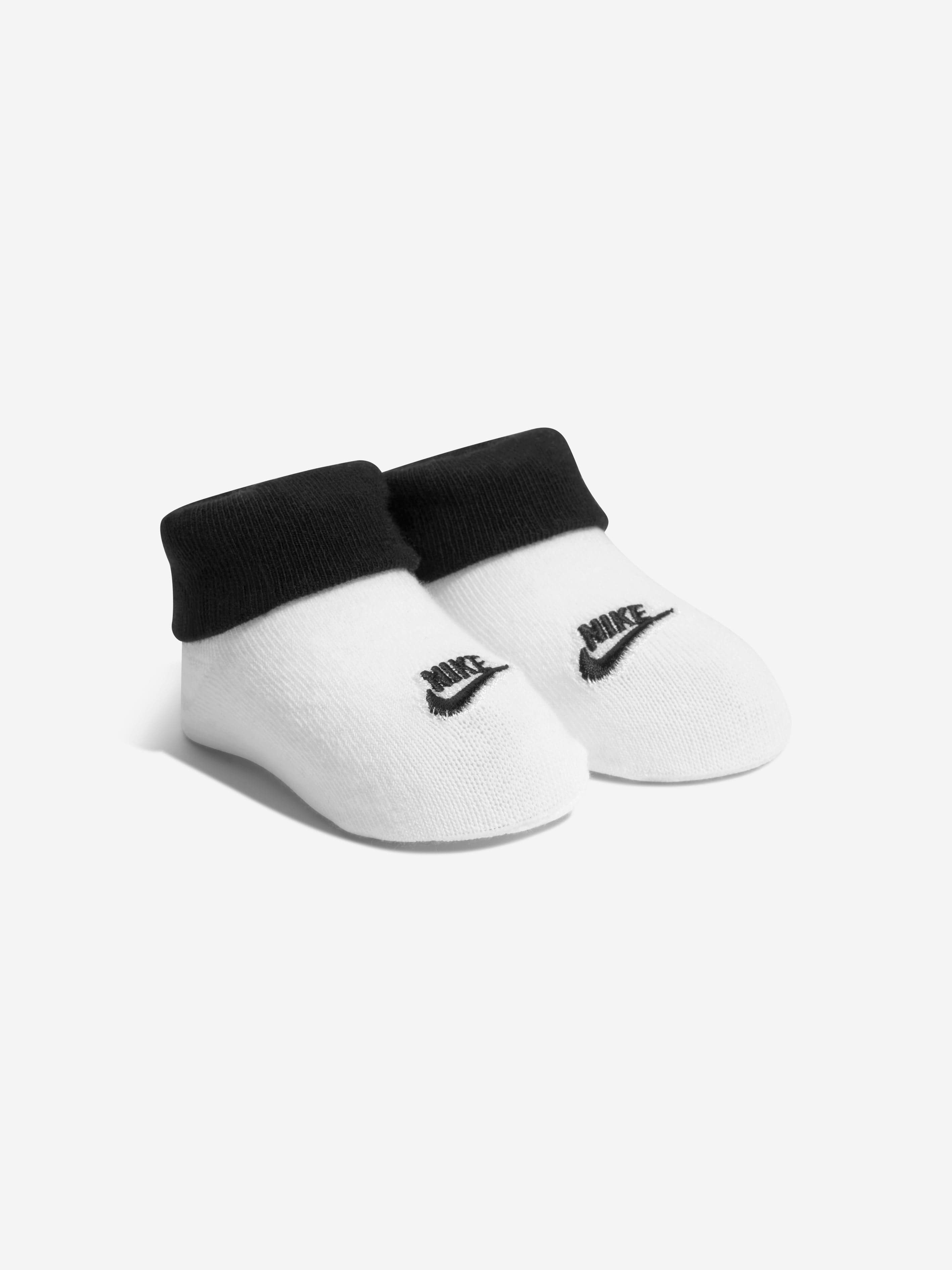 Nike Baby Boys Futura Logo Box Bodysuit Set in White