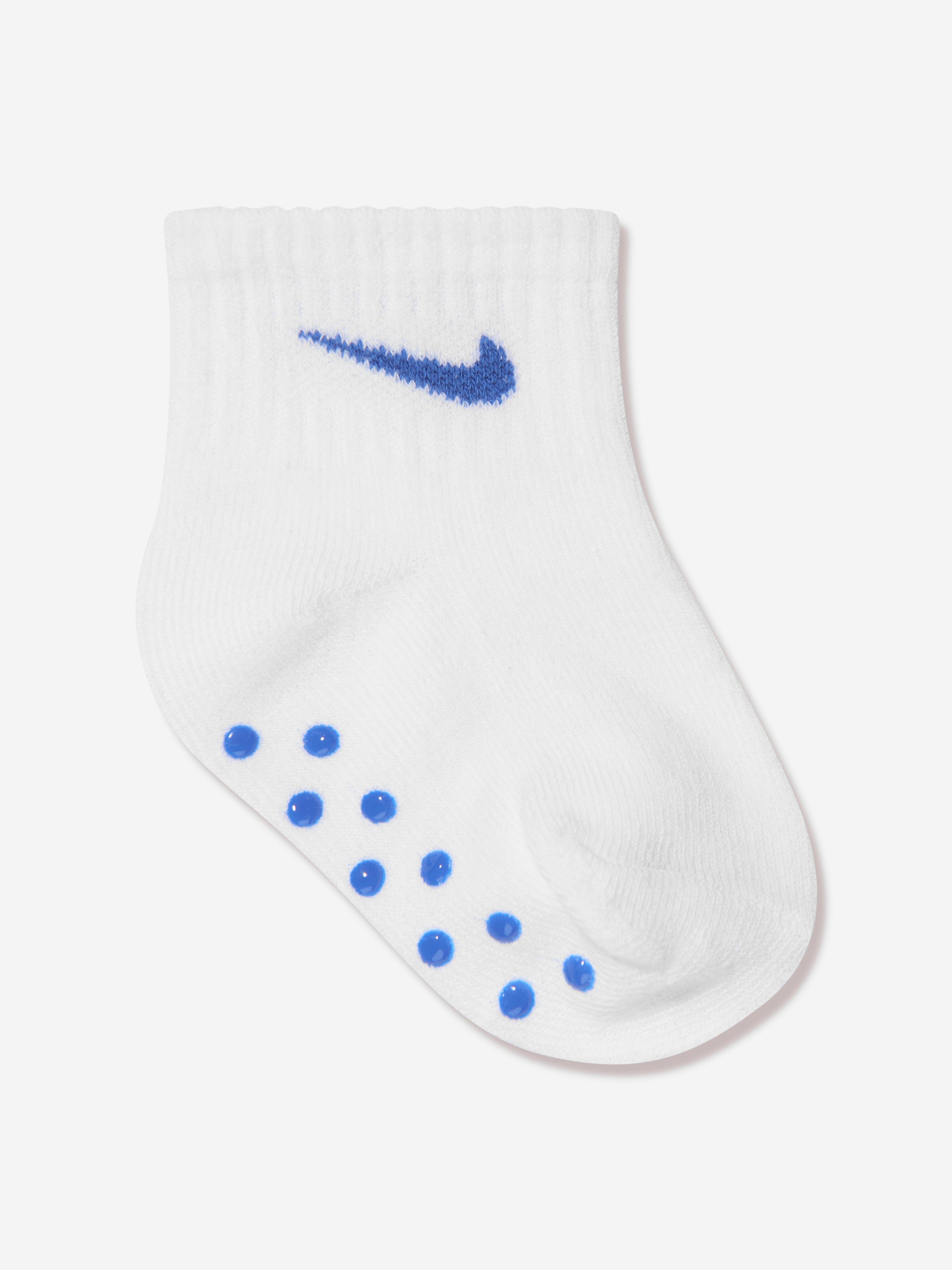 Nike Baby Boys Pop Colour 6 Pack Socks Set in Blue