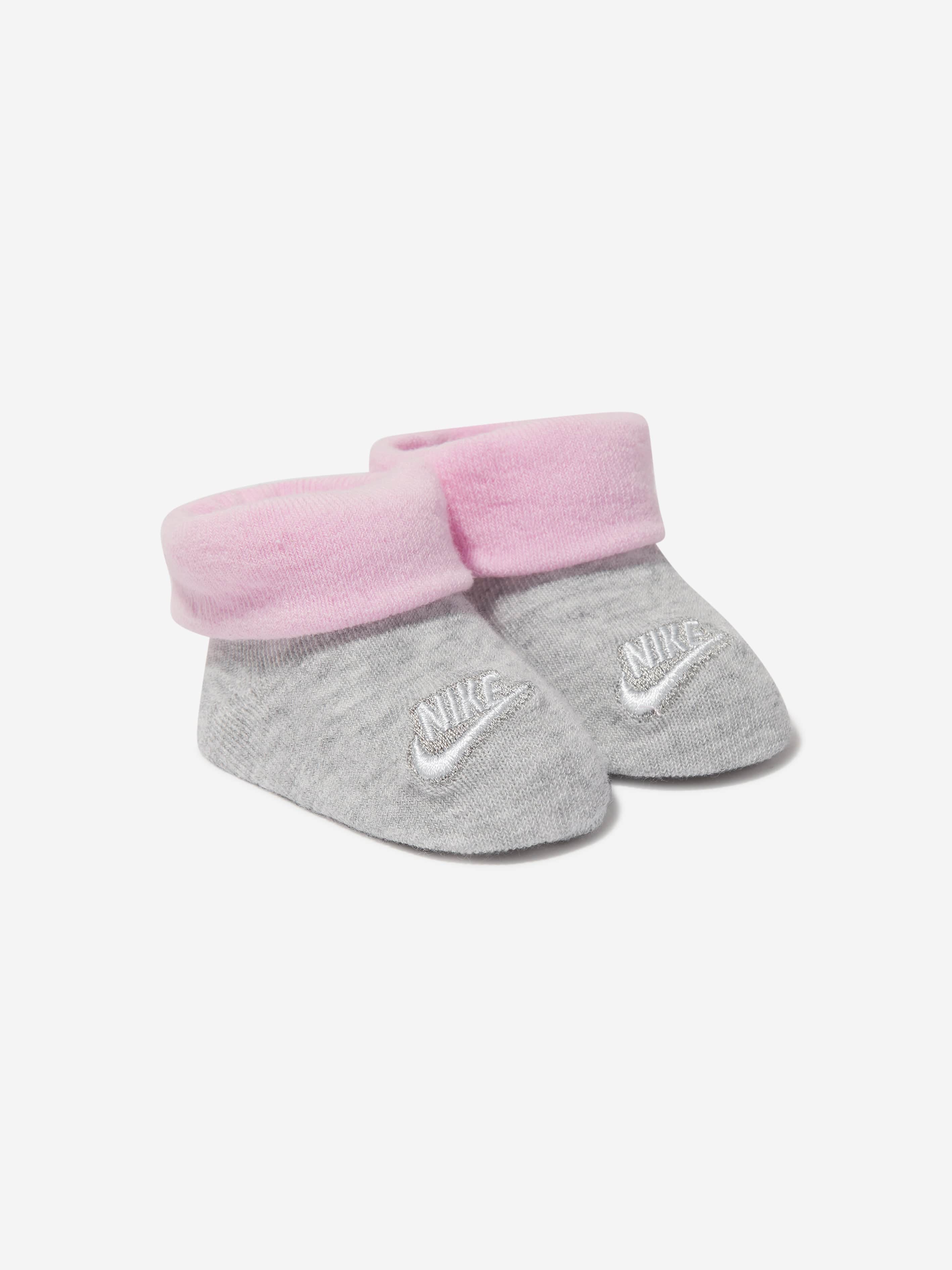 Nike Baby Girls Sci-Dye Bodysuit Set in Pink