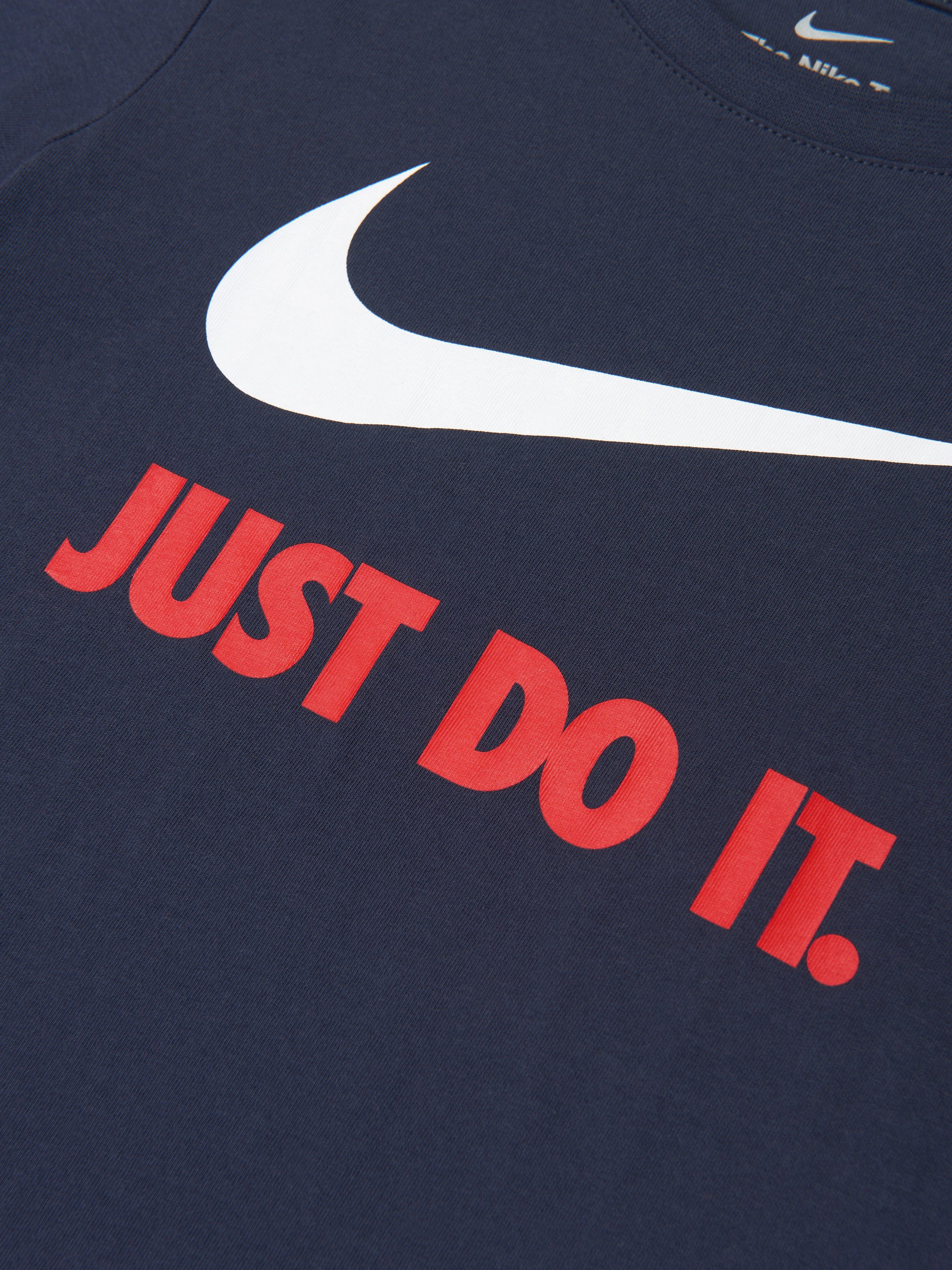 Nike Boys Swoosh JDI T-Shirt in Navy