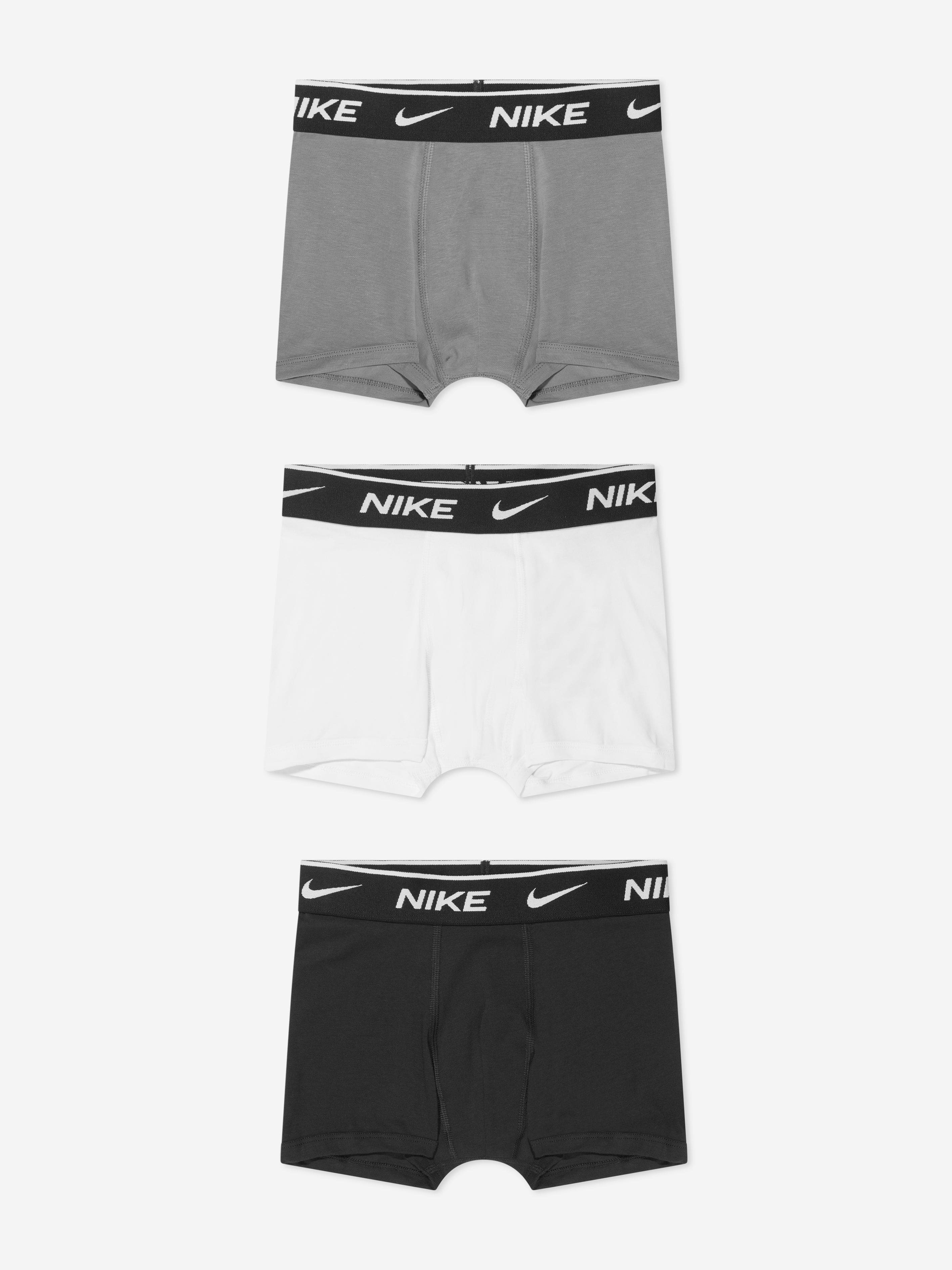 Nike Boys 3 Pack Essential Boxer Shorts Set in Multicolour