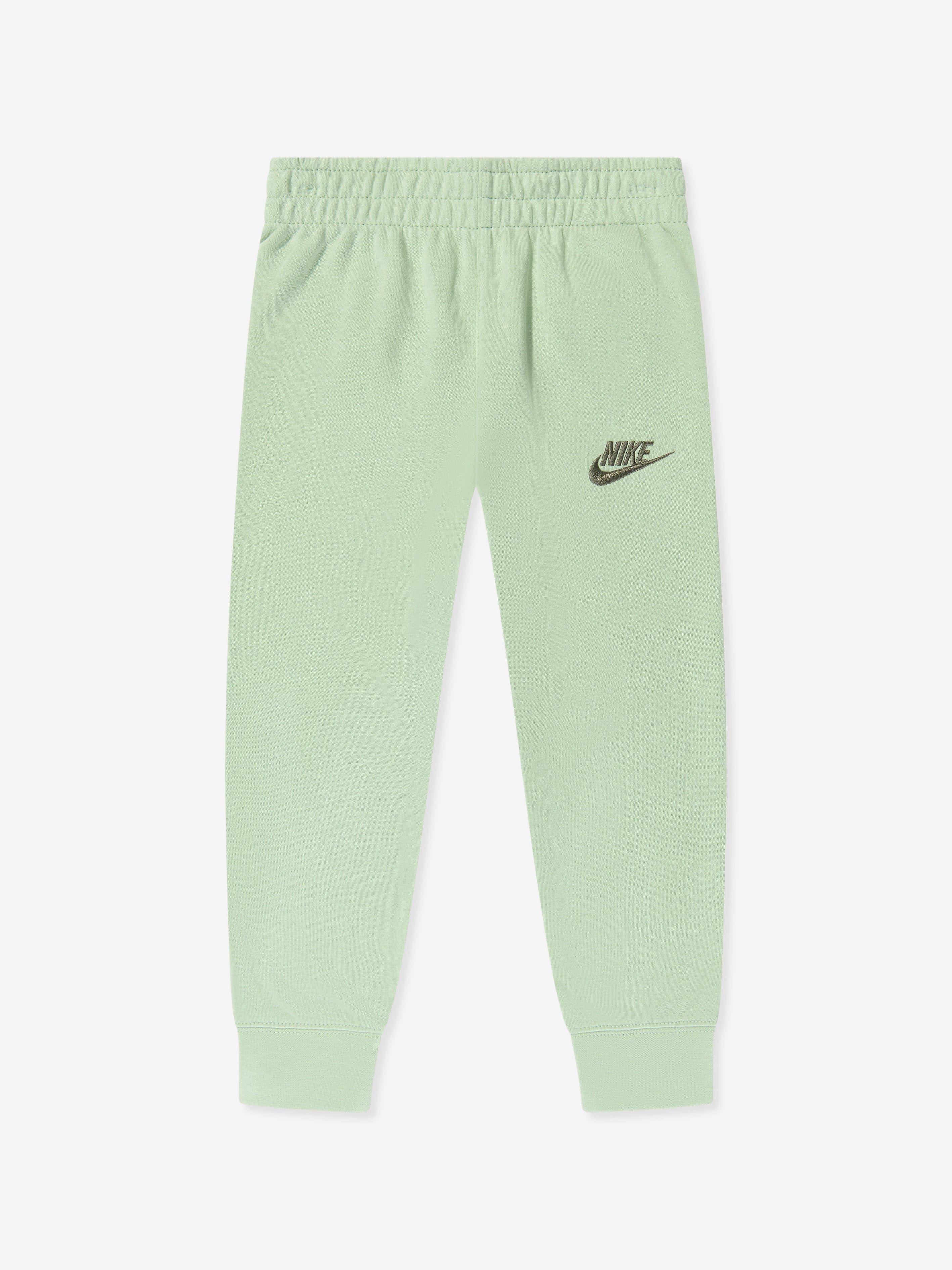 Nike Boys NSW Club AOP Tracksuit in Green