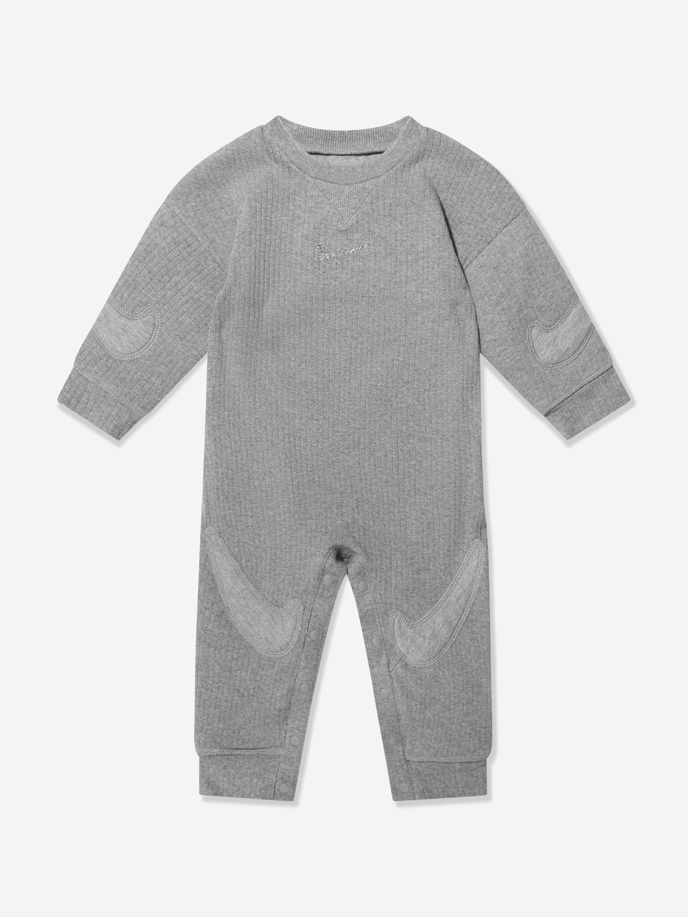 Nike Baby Readyset Romper in Grey