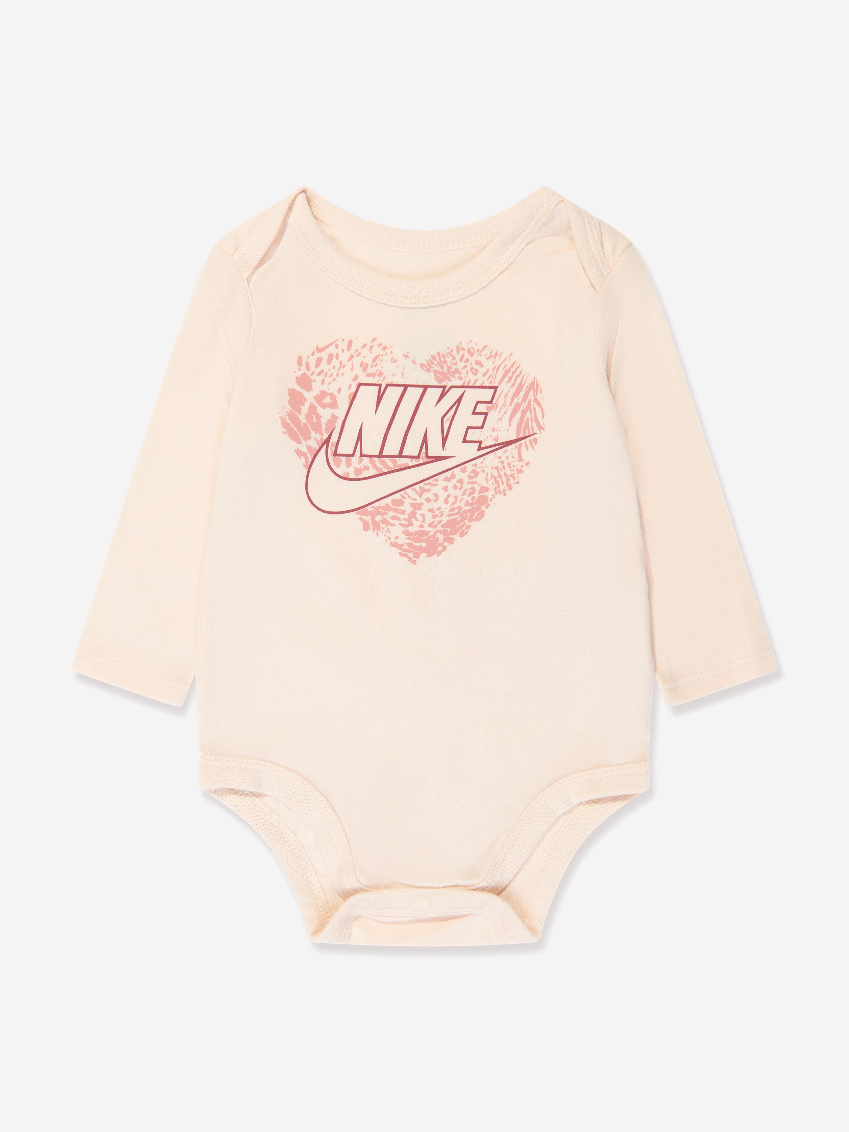 Nike Baby Girls Animal Print Body and Leggings Set in Pink