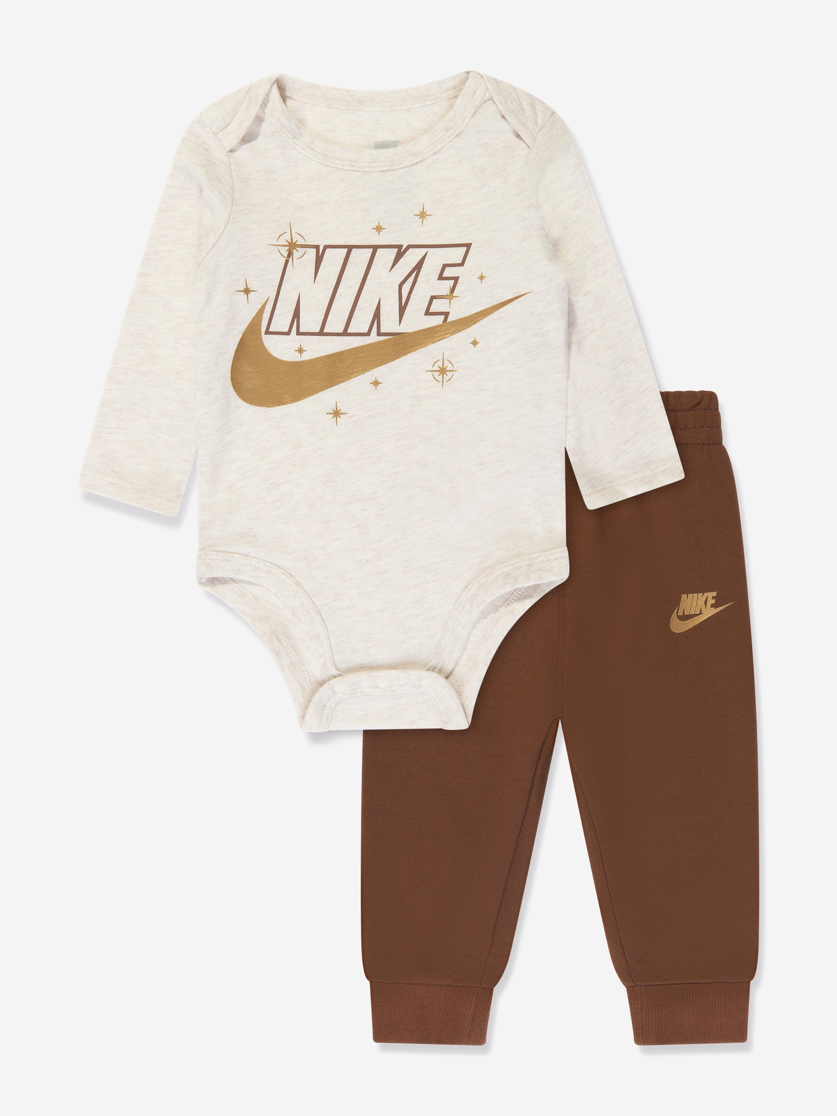 Nike Baby Readyset Bodysuit in Brown