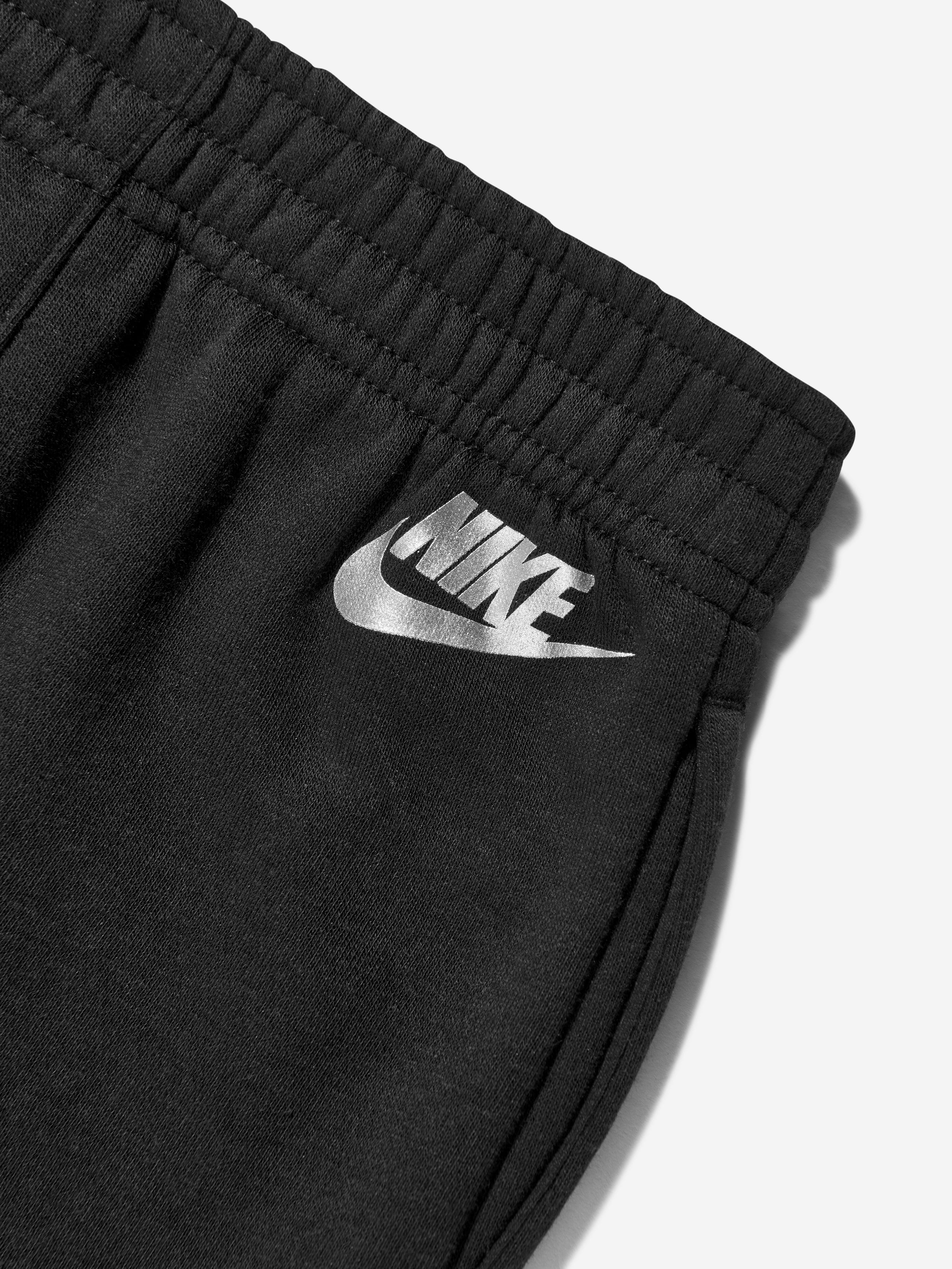 Nike Boys NSW Shine Joggers in Black