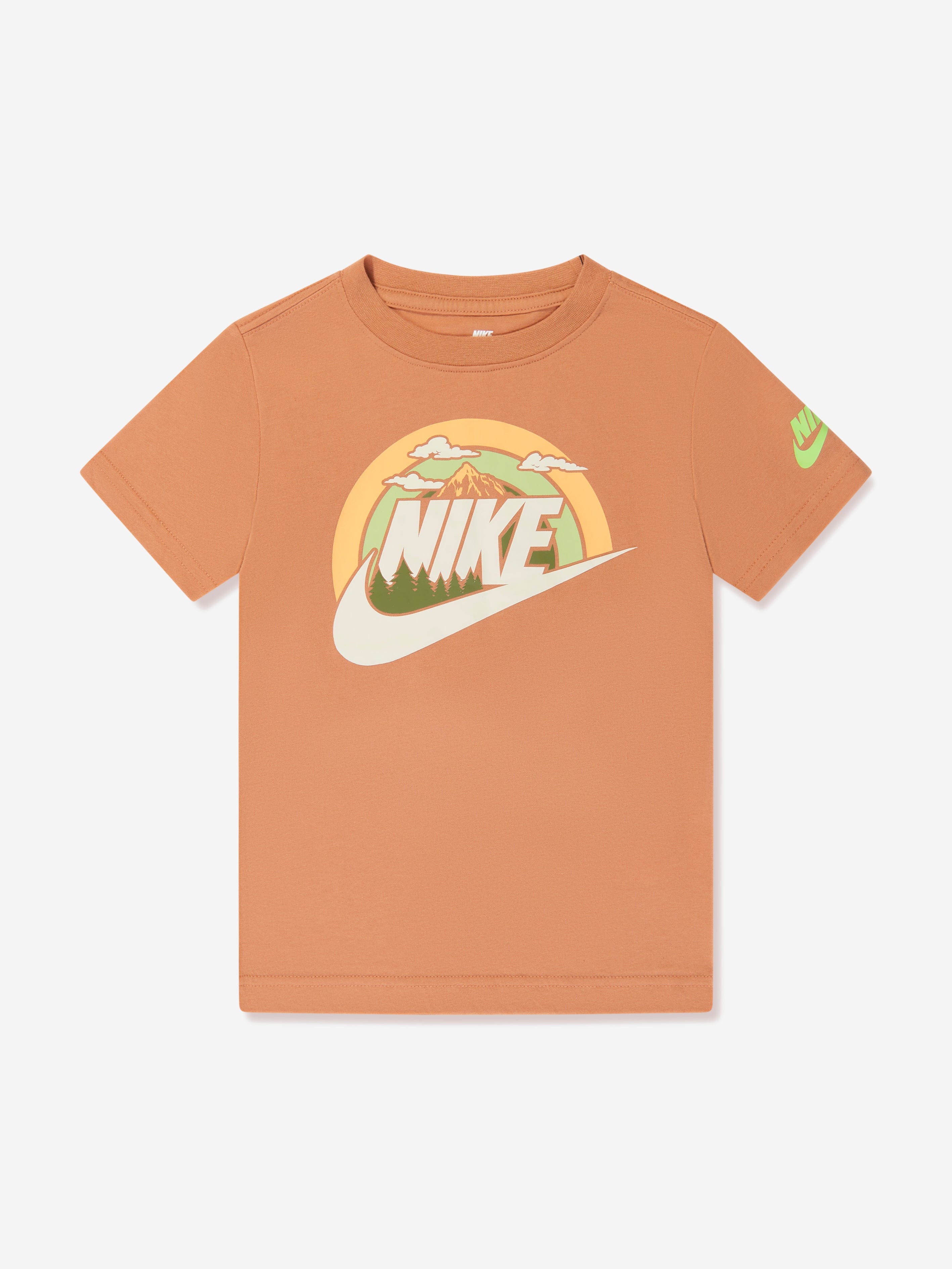 Nike Boys Wilderness Futura T-Shirt in Brown