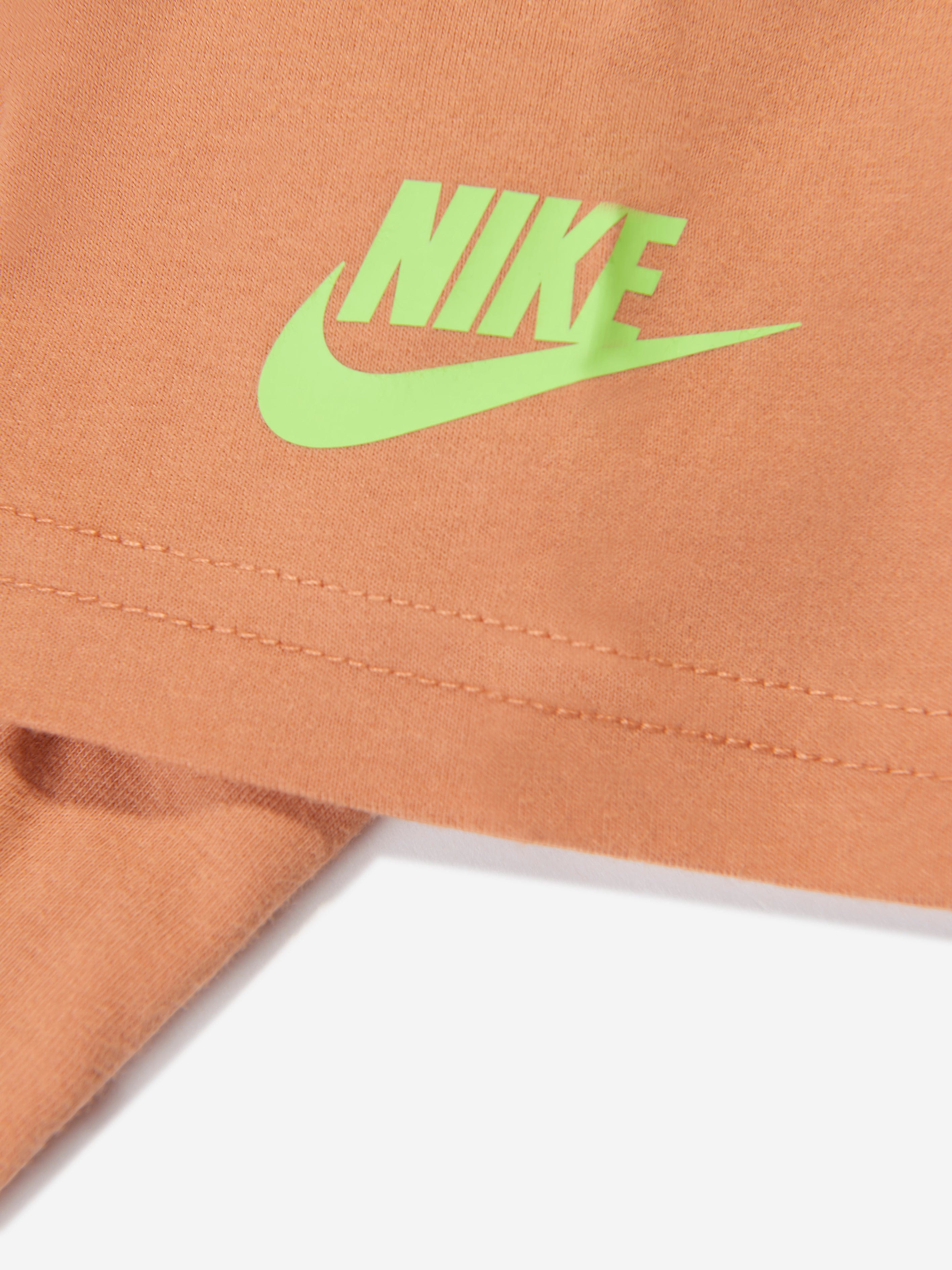 Nike Boys Wilderness Futura T-Shirt in Brown