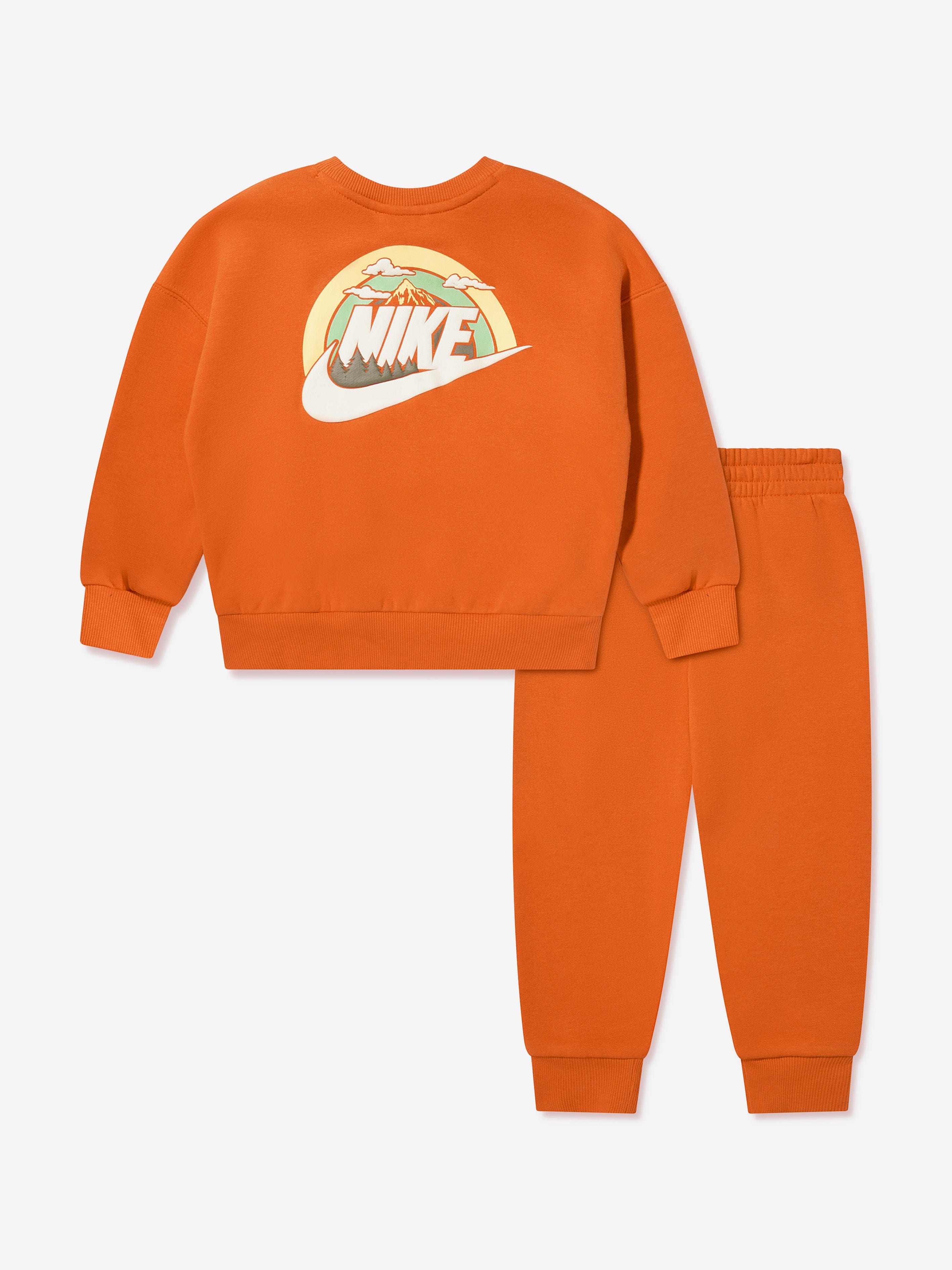 Nike Boys Snow Day Tracksuit in Orange