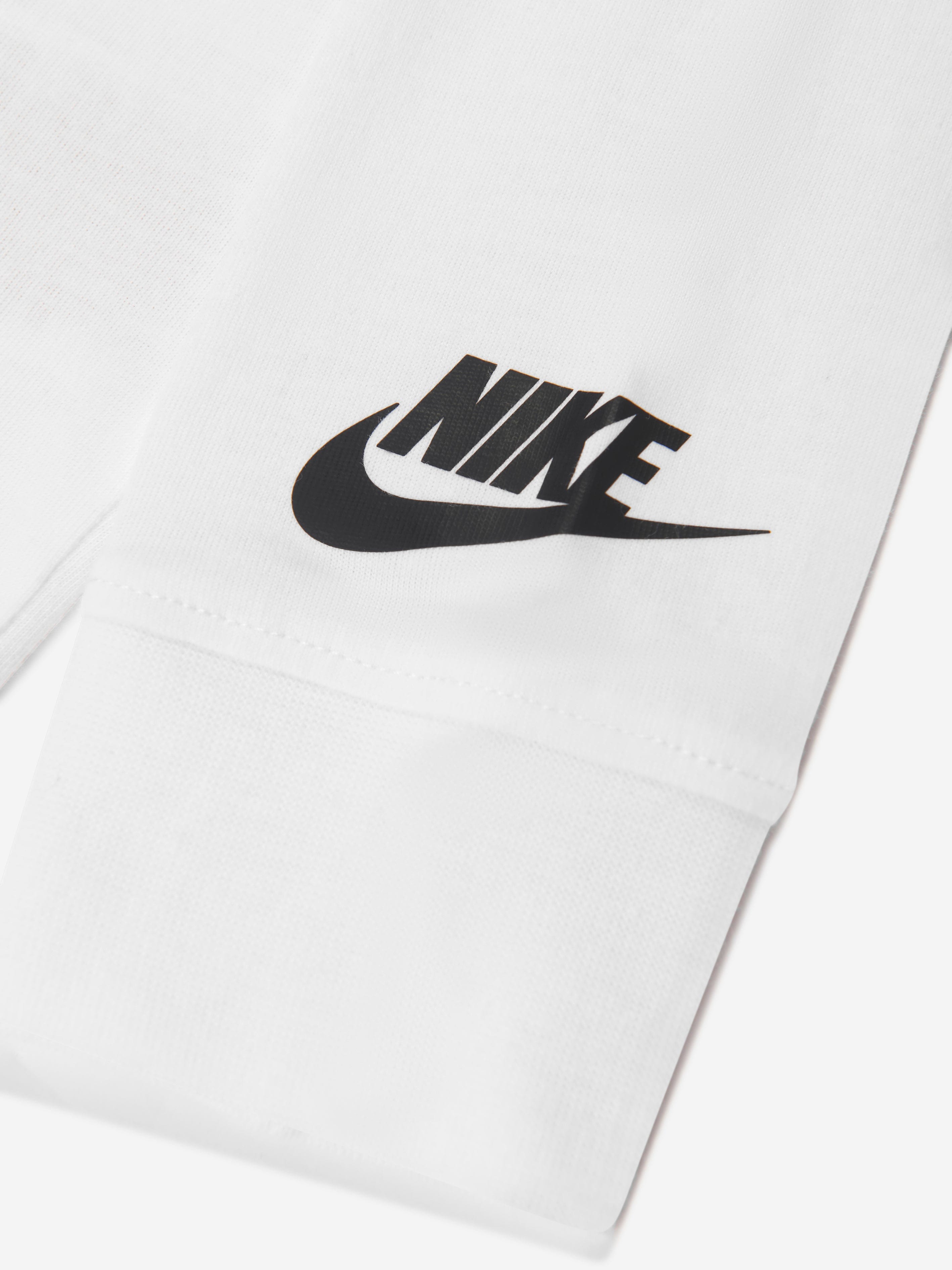 Nike Boys Snowscape AOP Fill T-Shirt in White