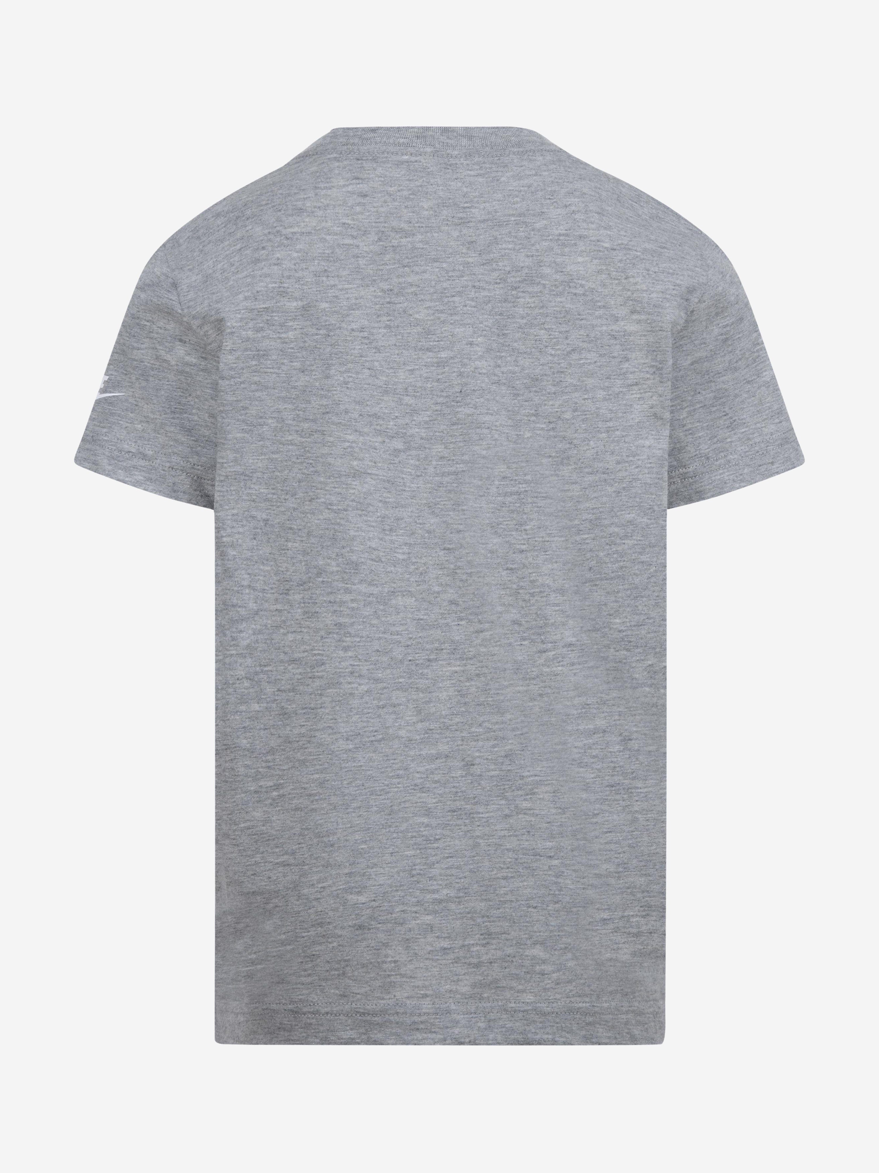 Nike Kids Futura Evergreen T-Shirt in Grey