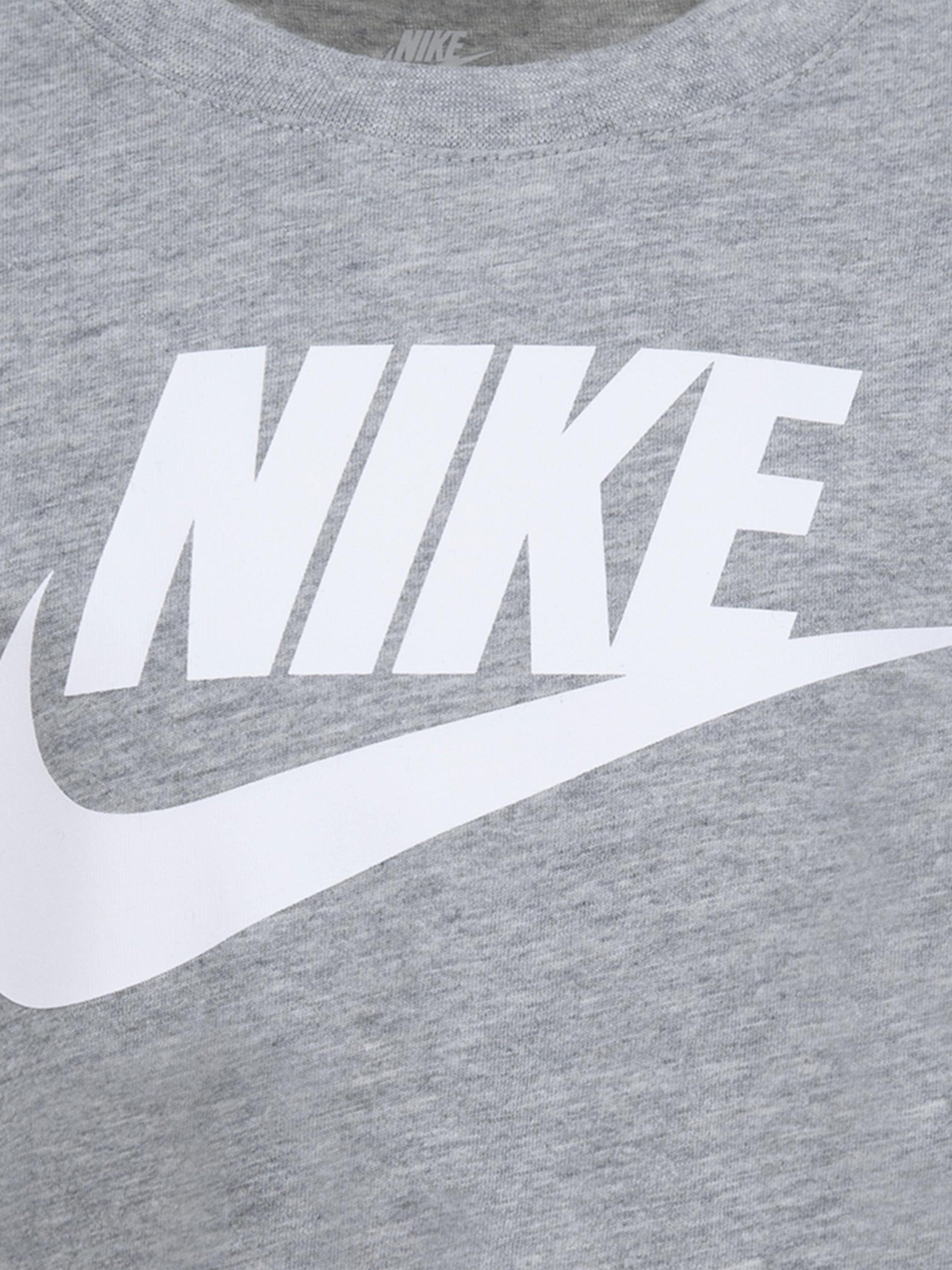 Nike Kids Futura Evergreen T-Shirt in Grey