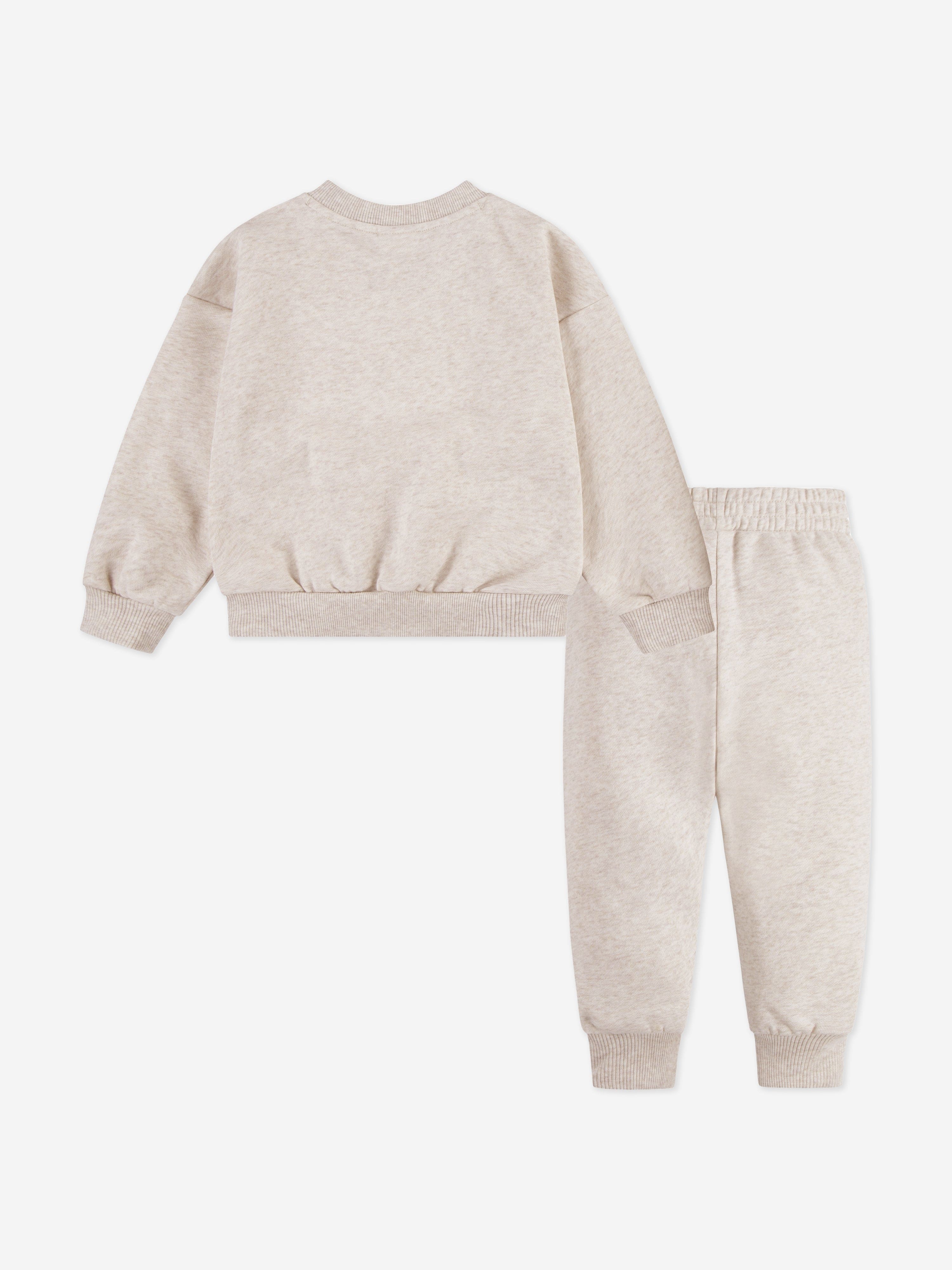 Nike Kids Essential Fleece Tracksuit in Ivory