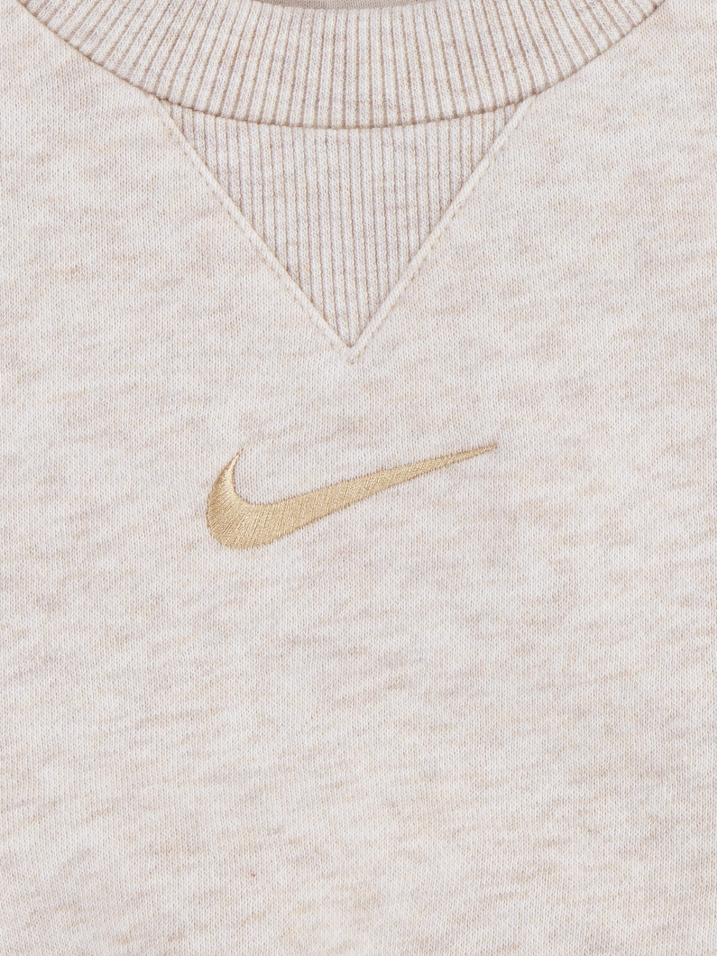 Nike Kids Essential Fleece Tracksuit in Ivory