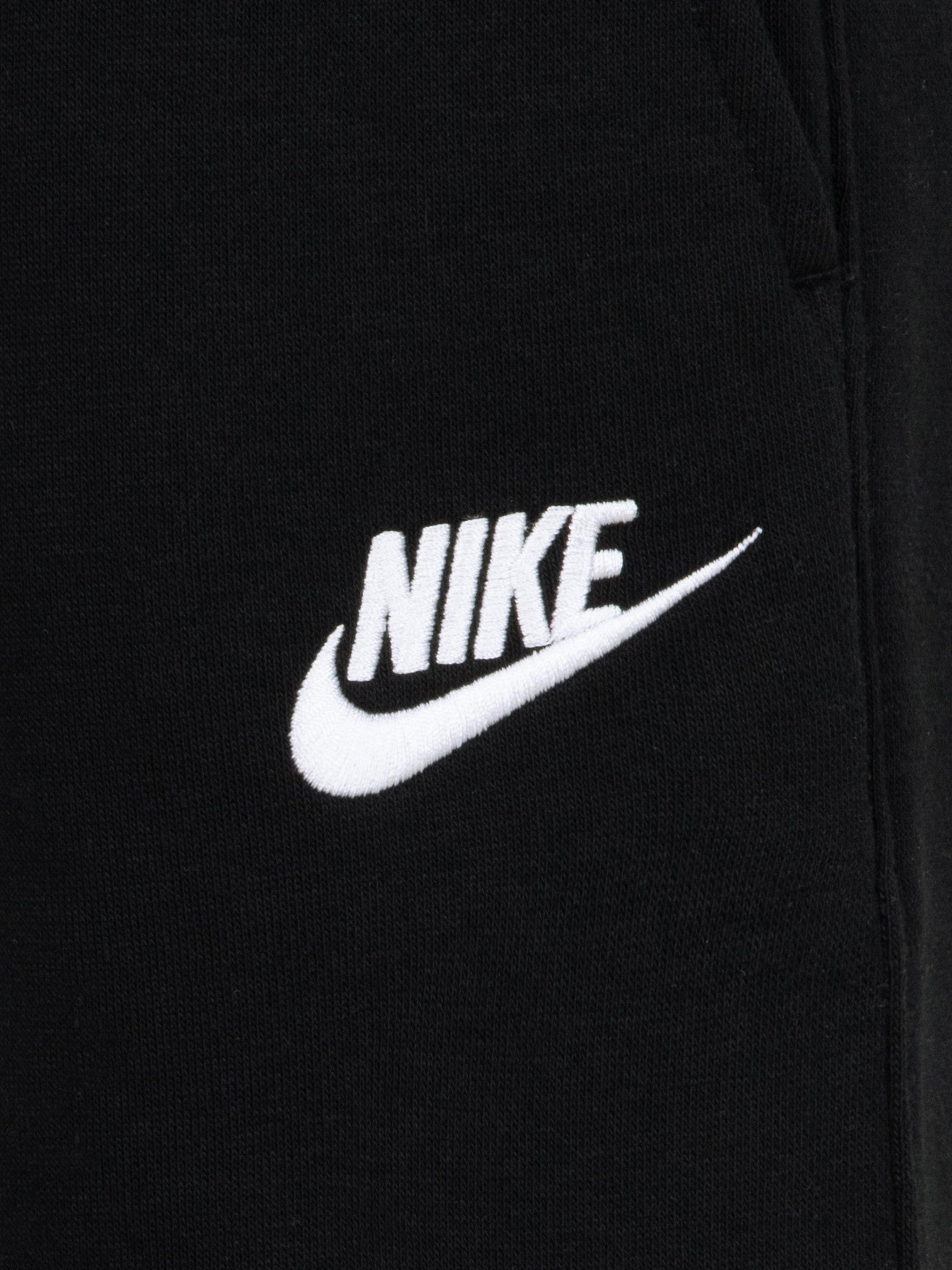 Nike Girls NSW Club Fleece Wide Leg Pants in Black