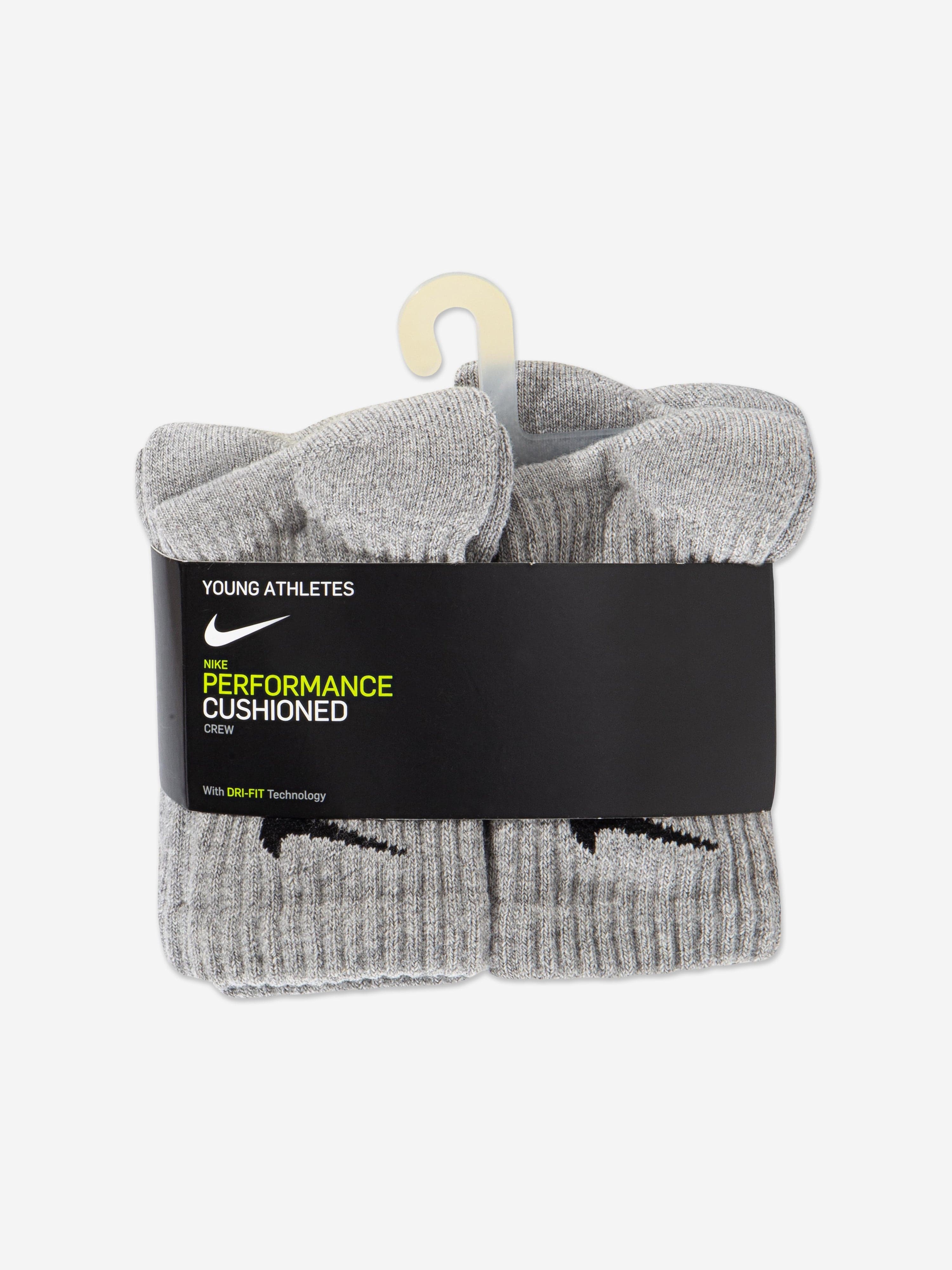 Nike Kids Performance Socks Set in Grey