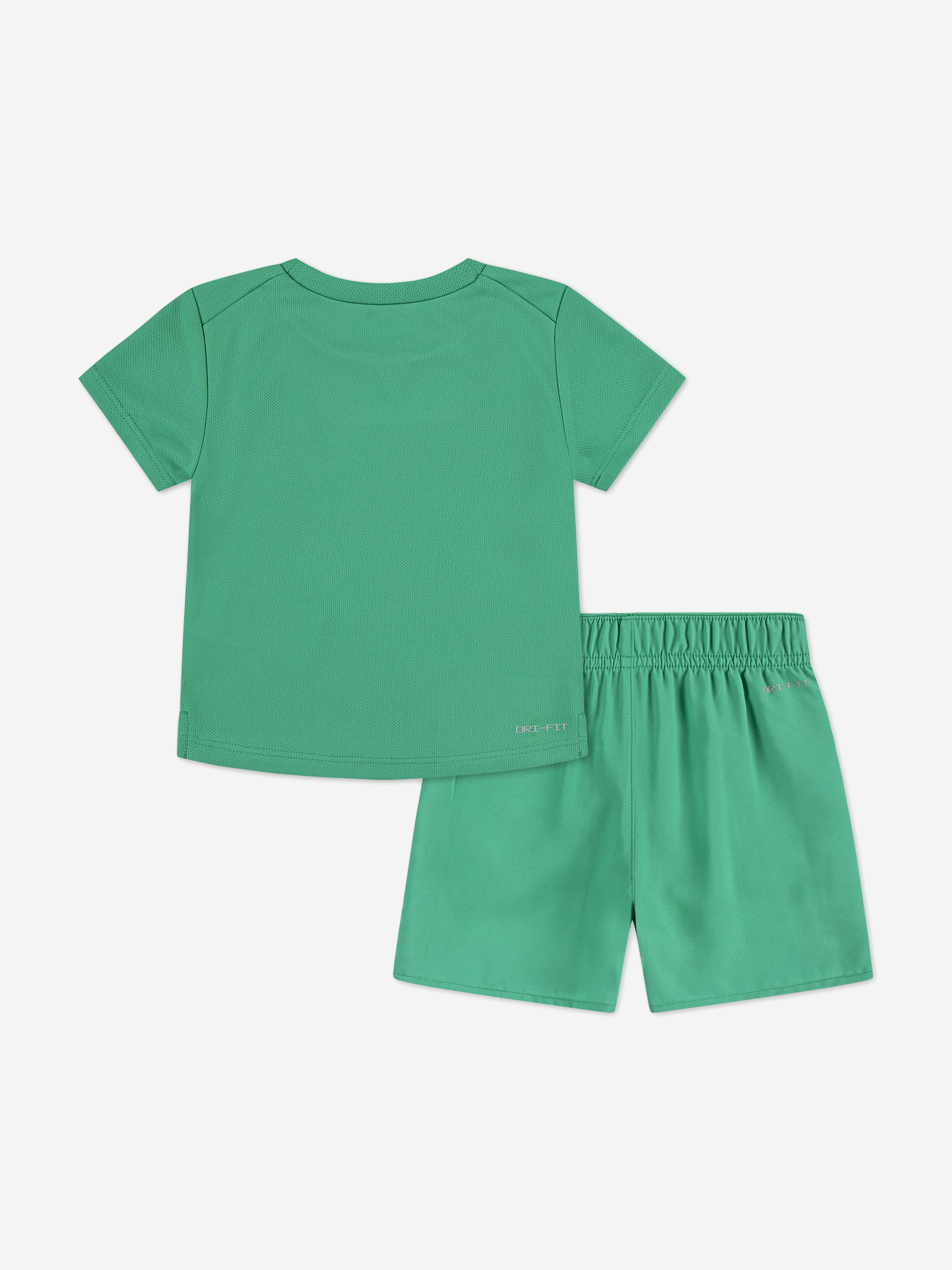 Nike Boys Miller Challenge DF Short Set in Green