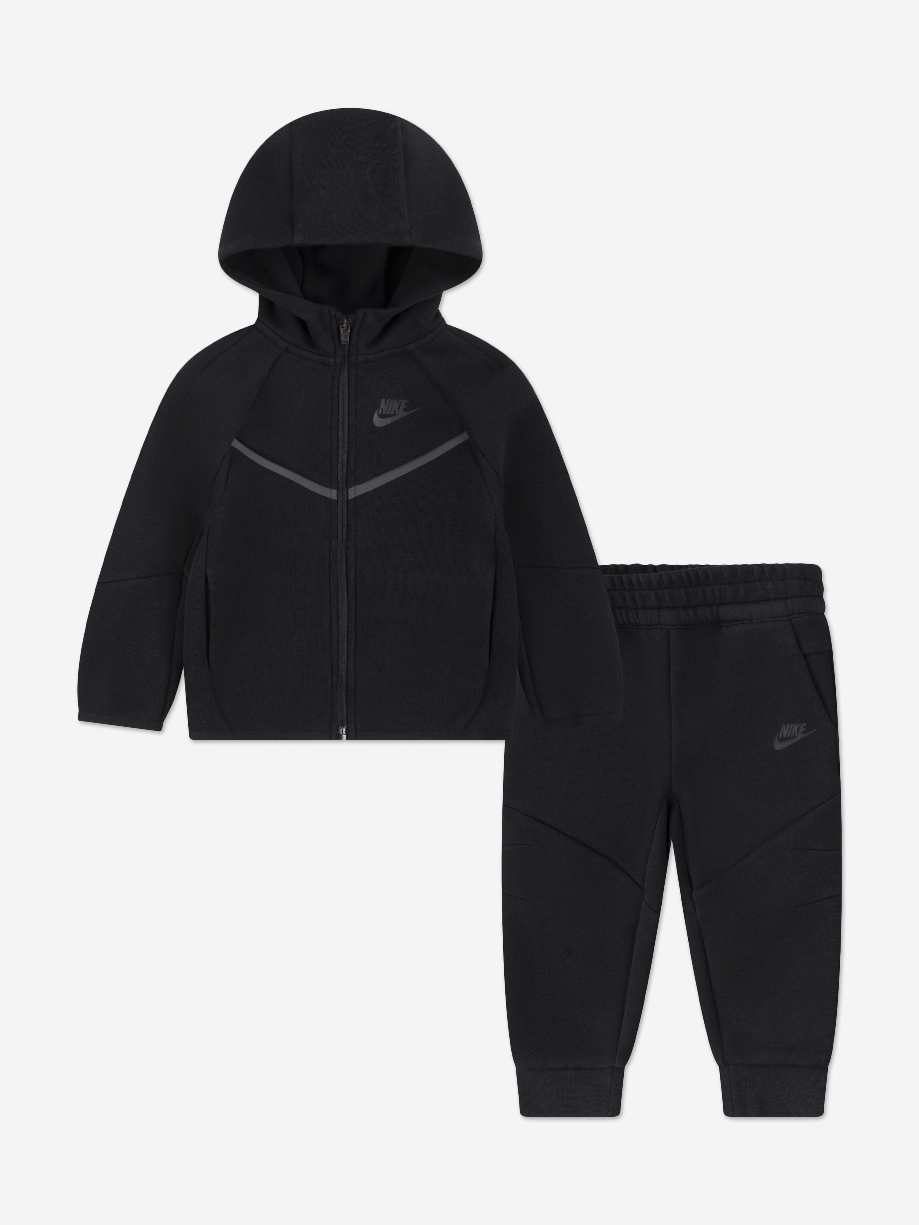 Nike Kids NSW Tech Fleece Tracksuit in Black