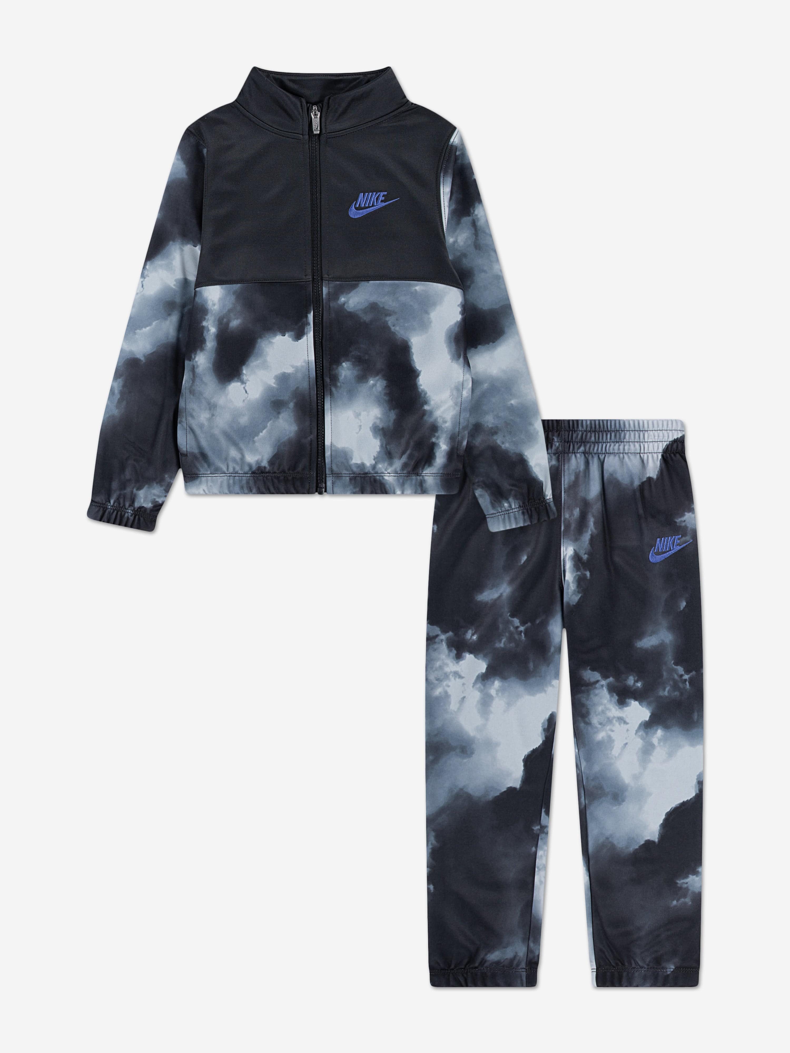 Nike Boys NSW AOP Propus Tracksuit in Grey